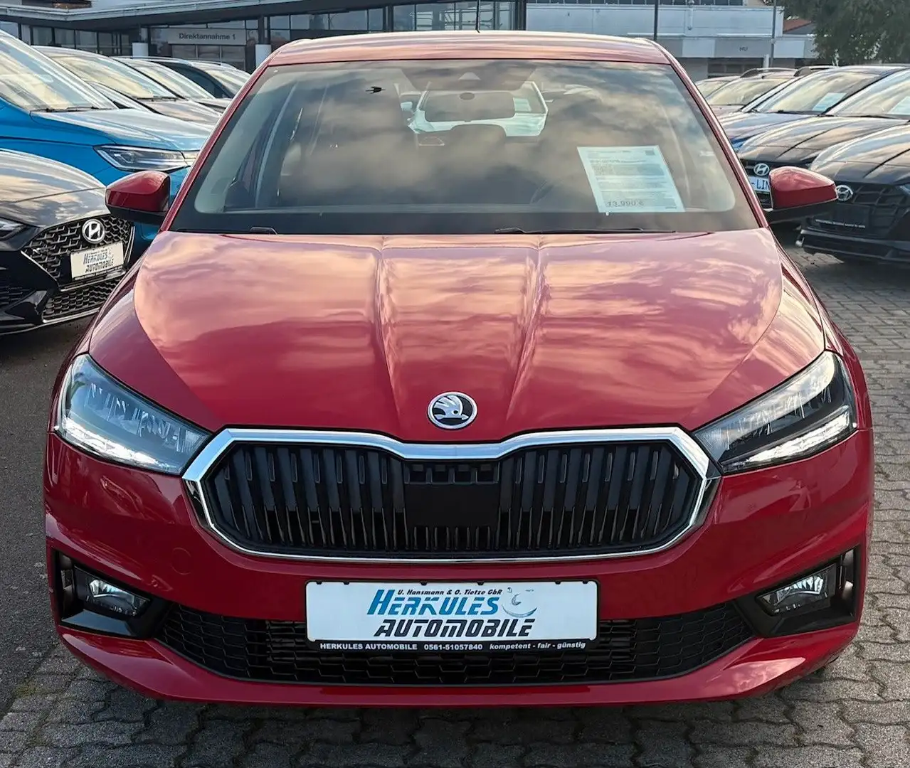 Skoda Fabia 1.0l TSI Sitzheizung/PDC/AppleCarplay Rot - 2