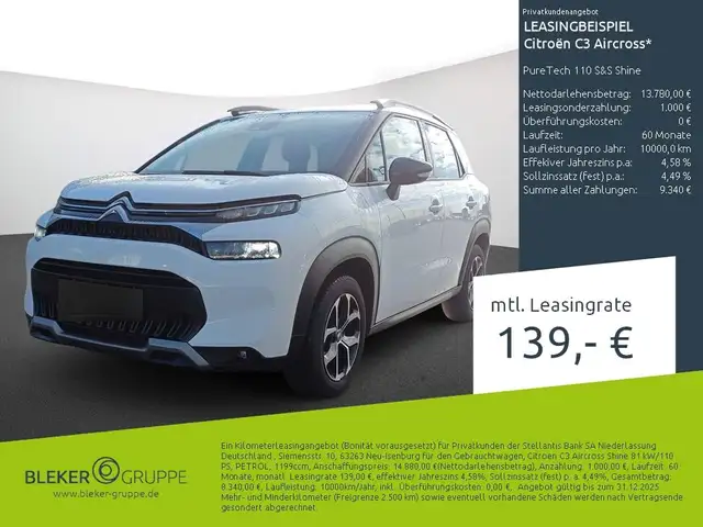 Citroen C3 Aircross PureTech 110 S&S Shine