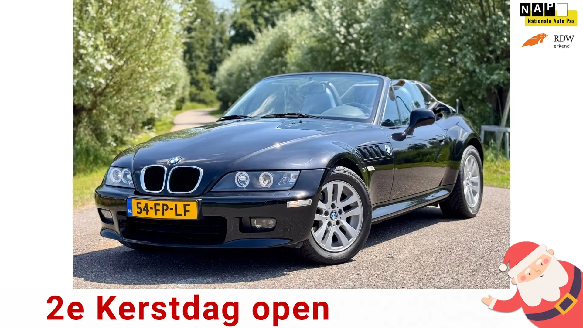 BMW Z3 Roadster 2.0 S Wide Body Leder Airco Stoelverwarmi Zwart - 1