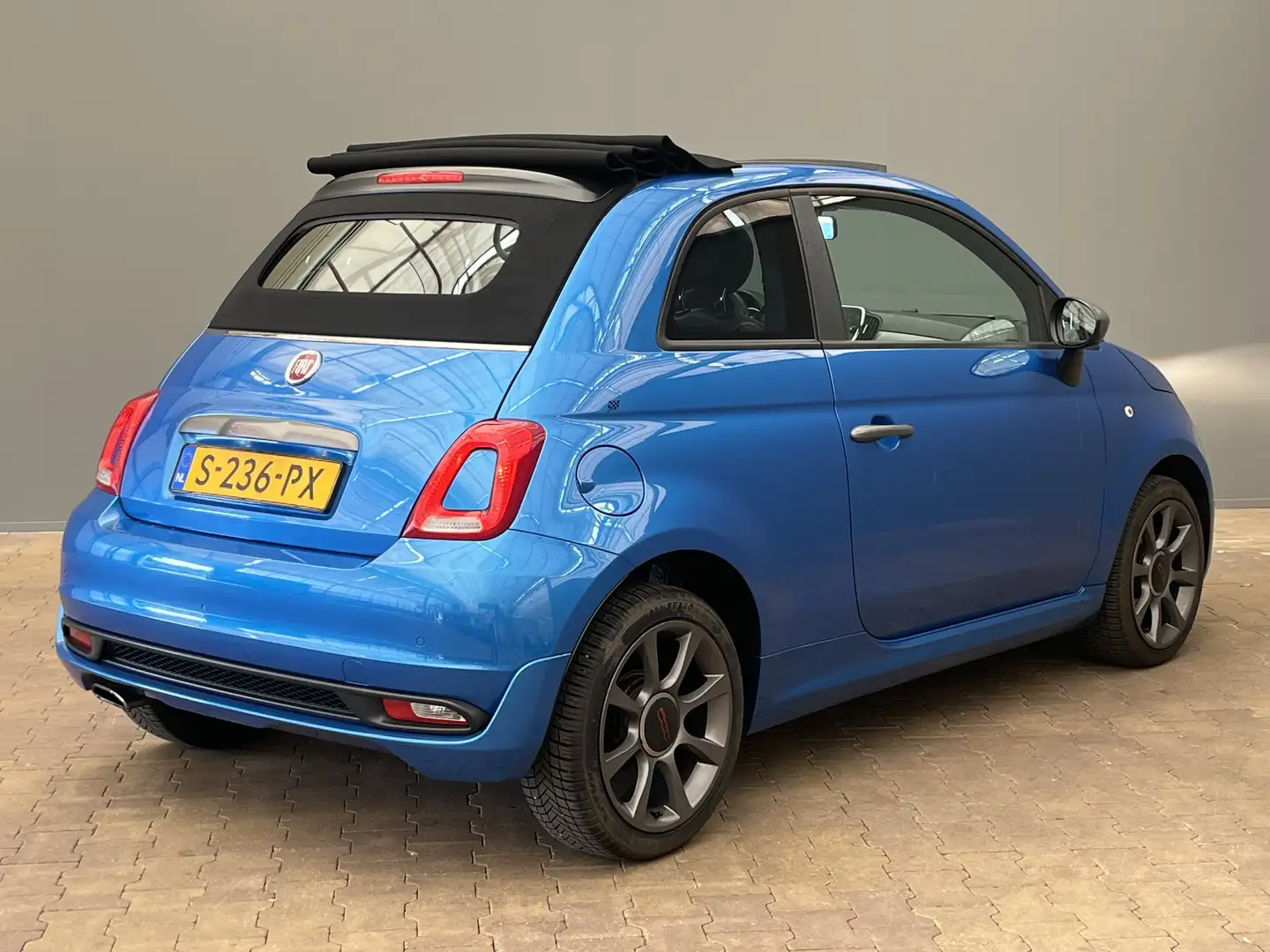 Fiat 500C 0.9 TwinAir Turbo Sport Sportvelgen! | Airco | Par Bleu - 2