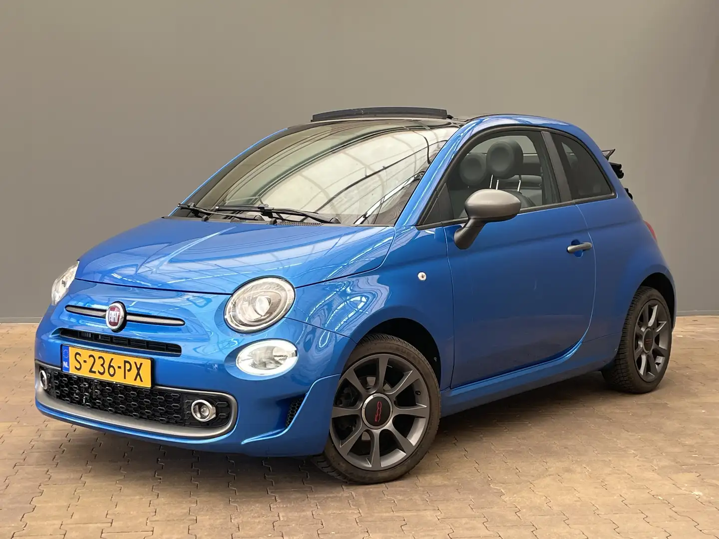 Fiat 500C 0.9 TwinAir Turbo Sport Sportvelgen! | Airco | Par Bleu - 1