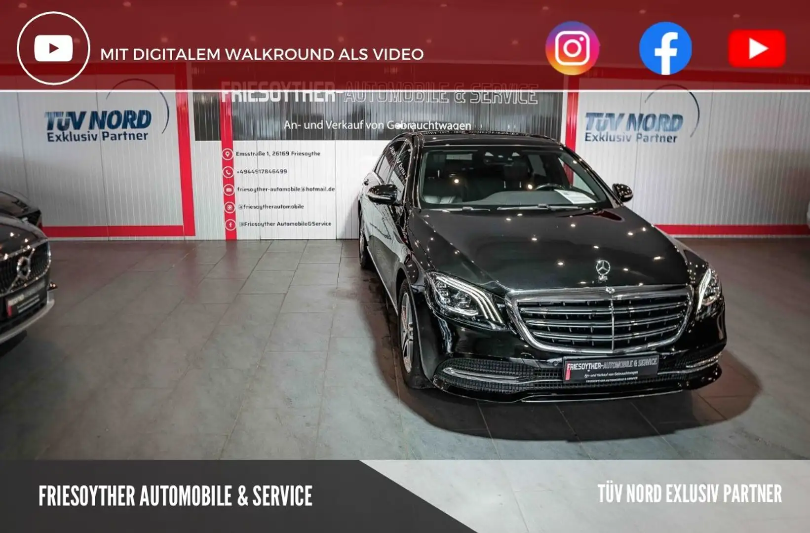 Mercedes-Benz S 350 d L Chauffeur-Paket Panorama Rückfahrkam. Schwarz - 1