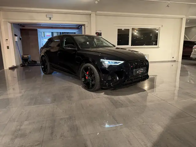 Audi Q8 e-tron 313PK 2x S-LINE - FULL BLACK PACK * LED * CAM *