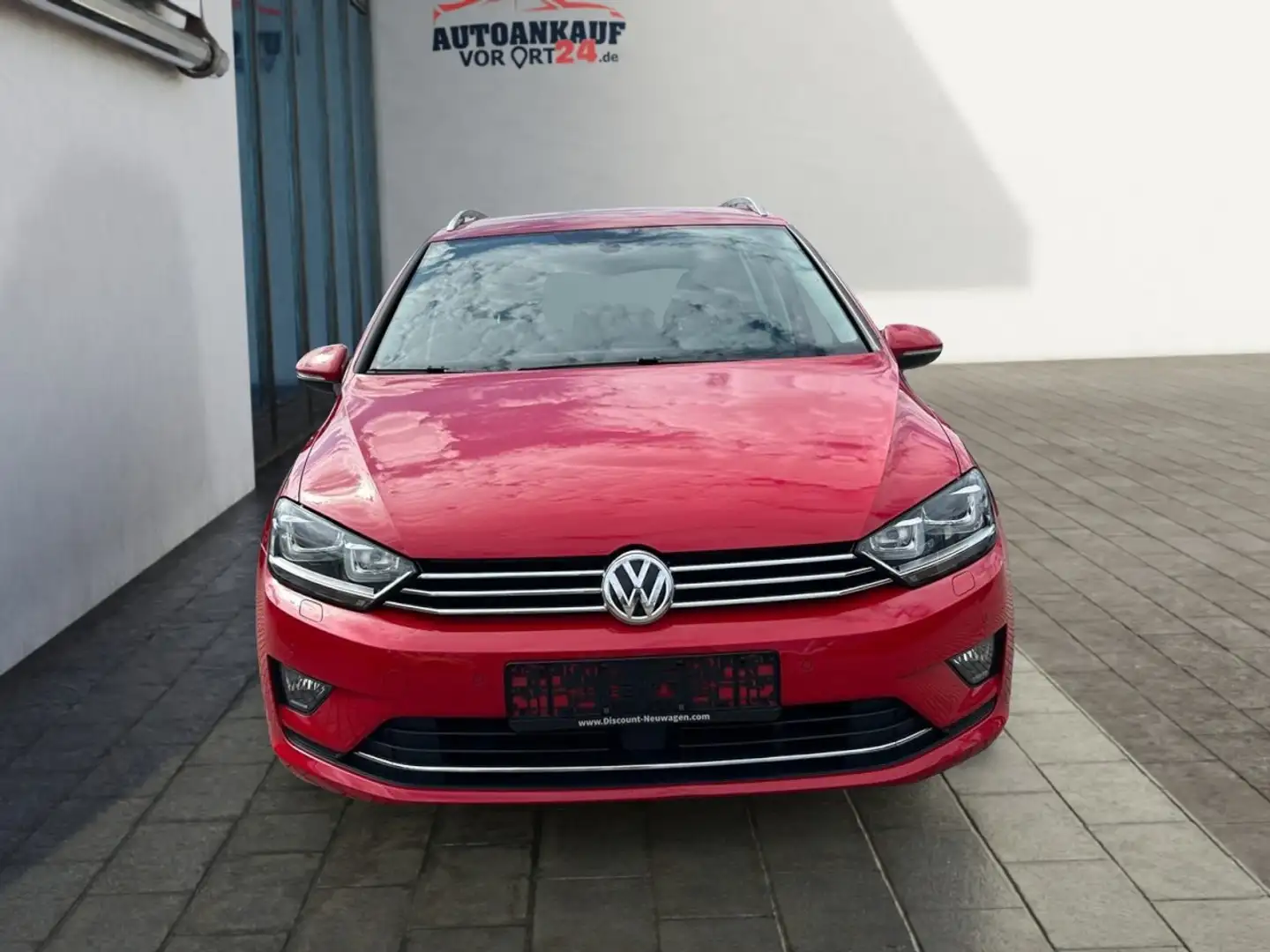 Volkswagen Golf Sportsvan VII Lounge BMT*Navi*DSG*8-fach* Klima Xenon Navi Rot - 2