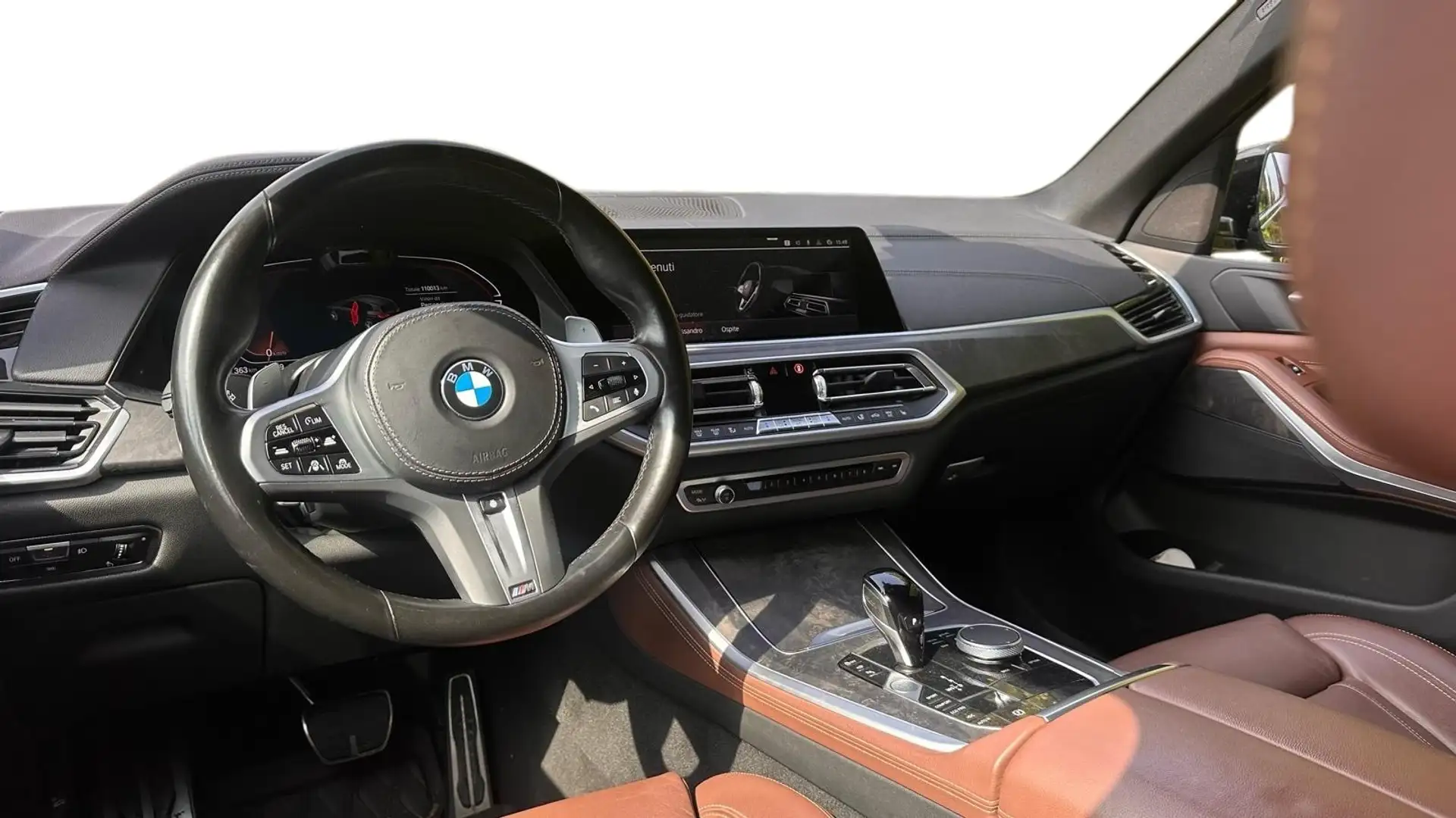 BMW X5 40d 340 ch M-Sport X-Drive–Toit Pano Full Option Gris - 2