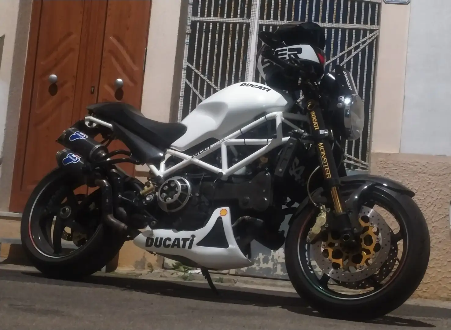 Ducati Monster S4R Blanco - 1