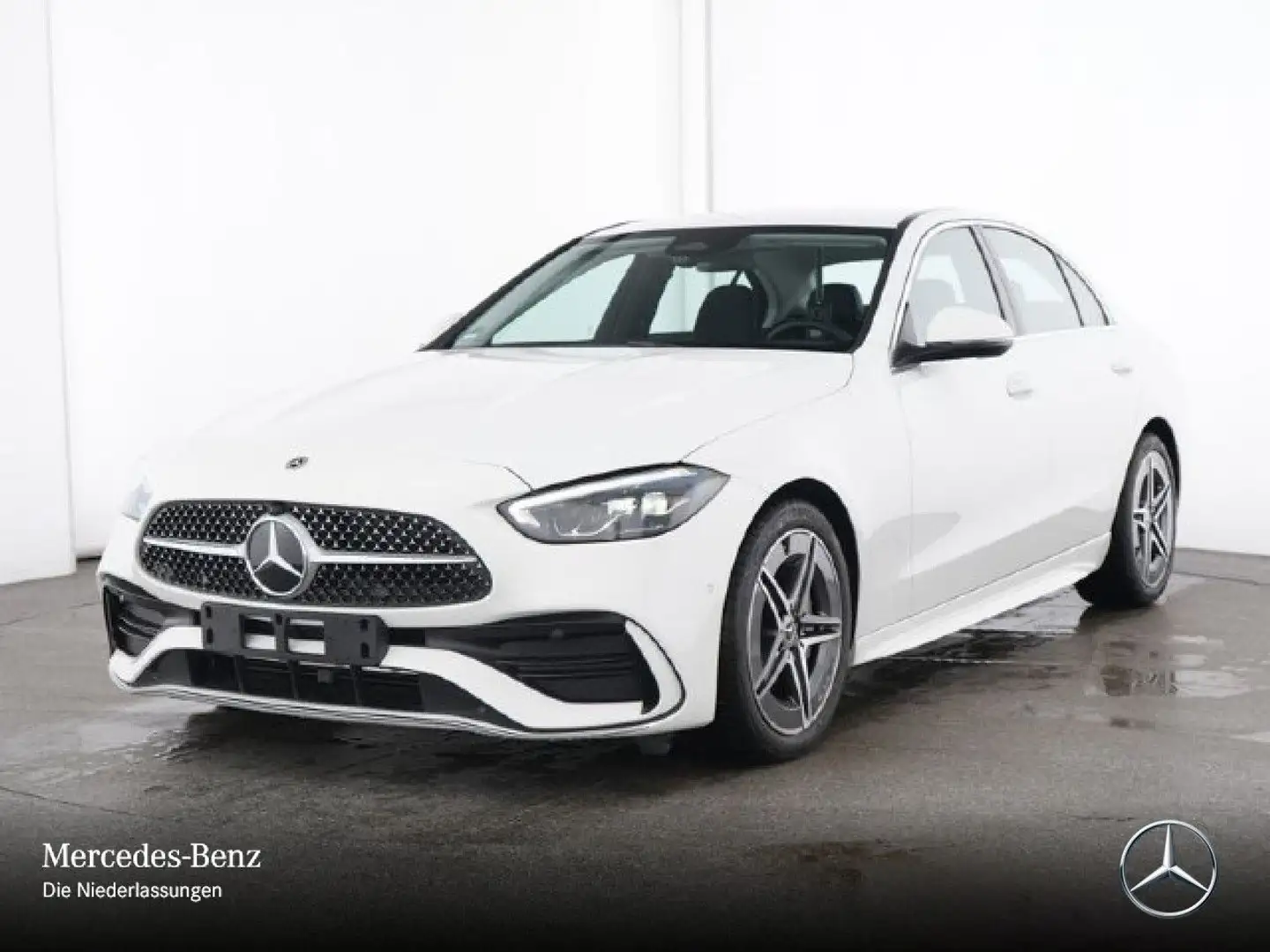 Mercedes-Benz C 200 d AMG+AHK+LED+KAMERA+TOTW+KEYLESS+9G Weiß - 2