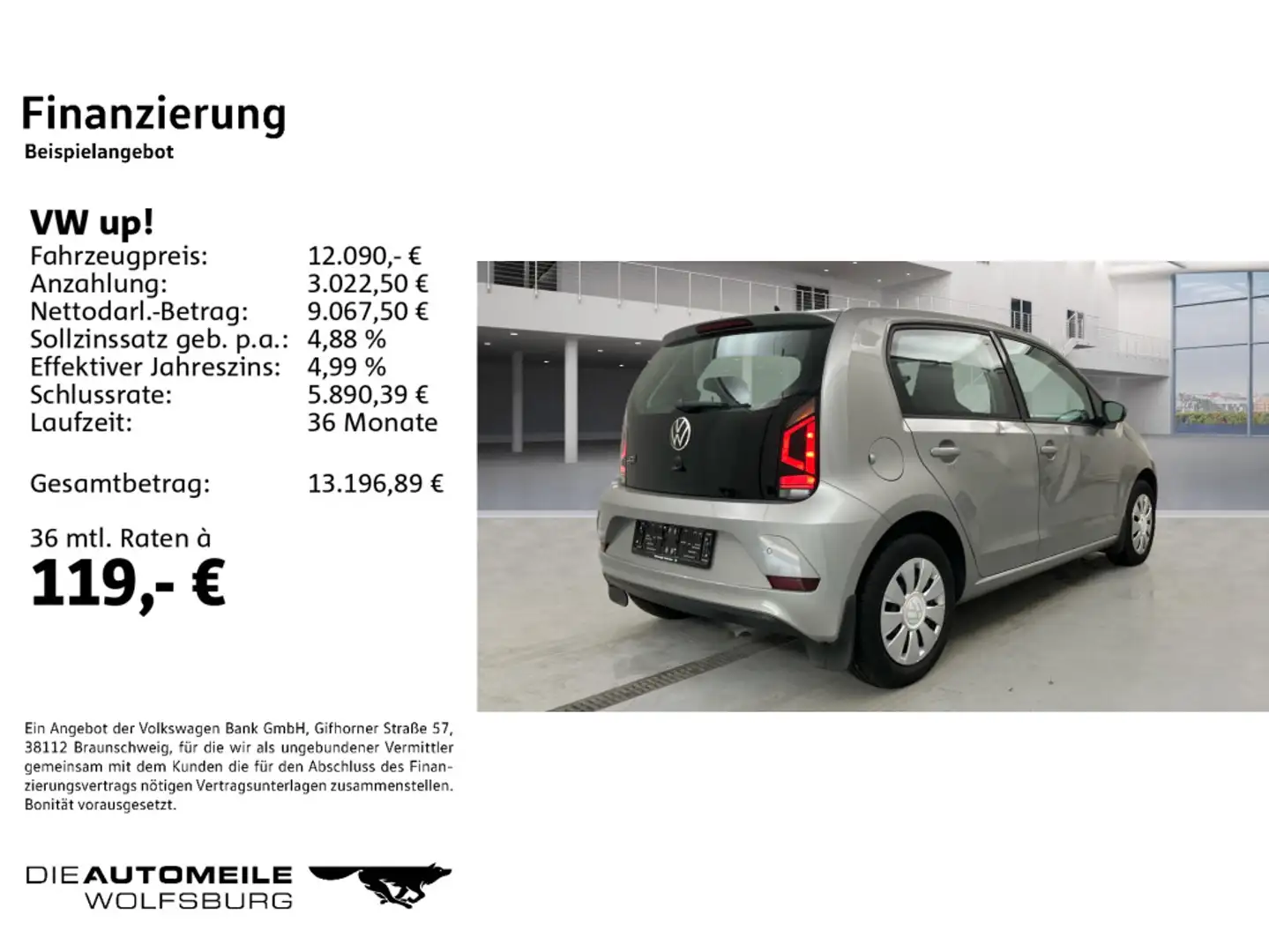 Volkswagen up! 1.0 CLIMATR/SITZHZ/PDC Zilver - 2