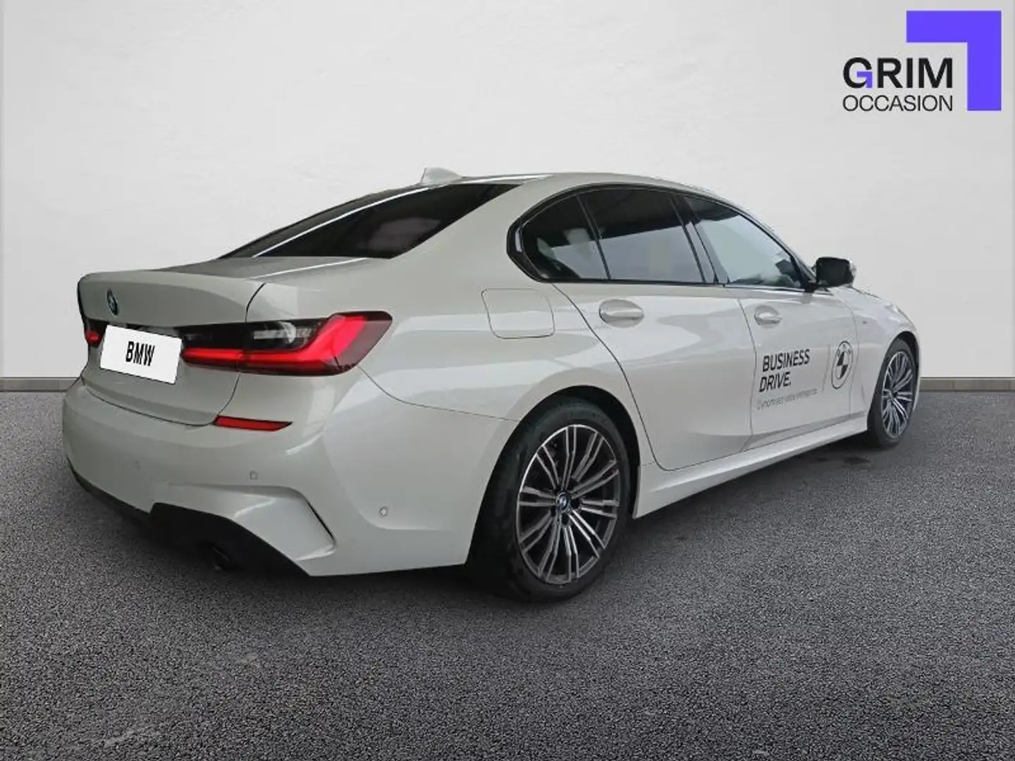 BMW 320 320dA xDrive 190ch M Sport Blanc - 2