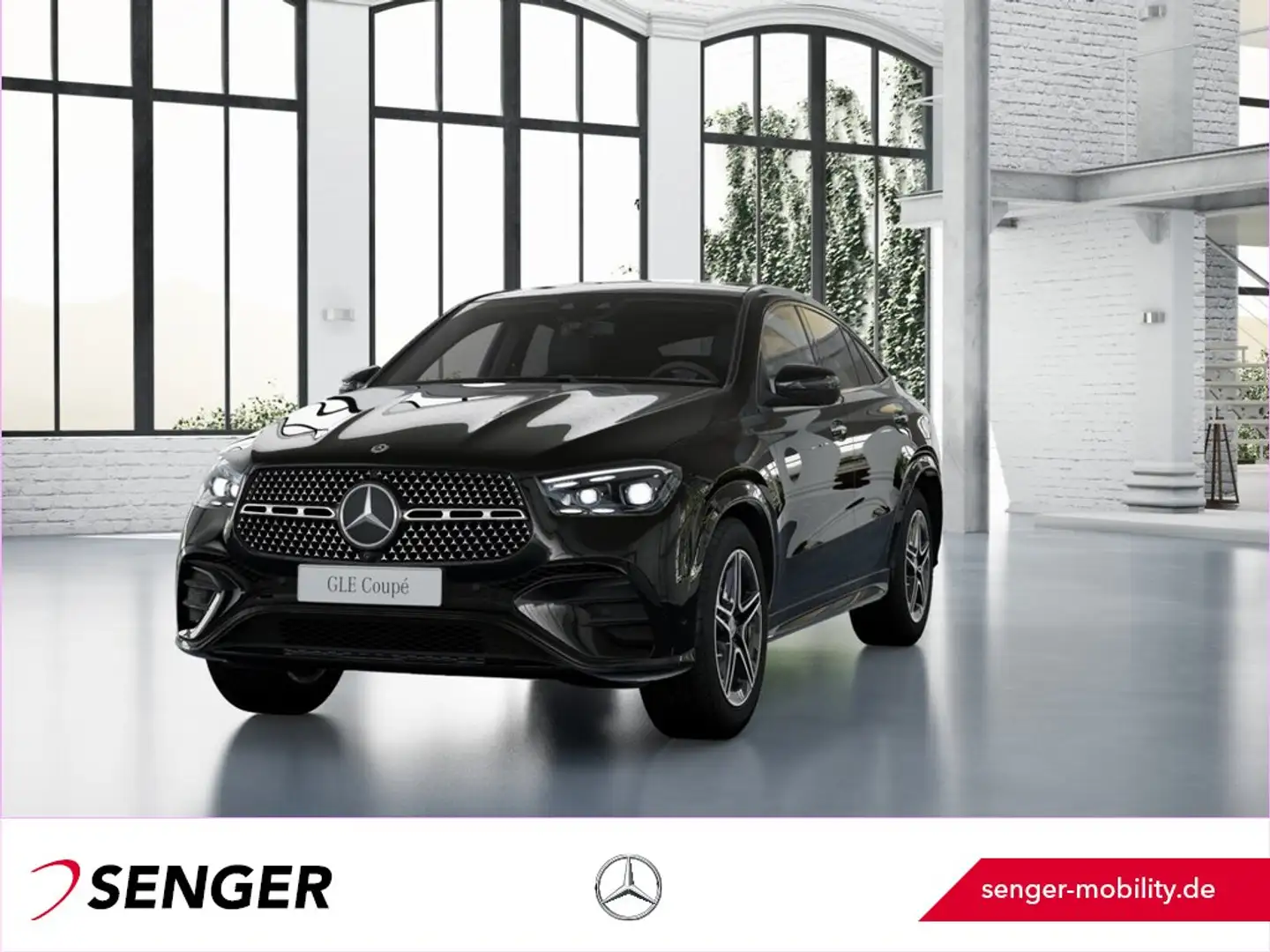 Mercedes-Benz GLE 350 de 4M Coupe AMG Night Airmatic Panorama Schwarz - 1