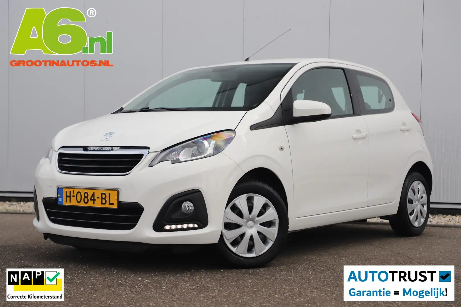 Peugeot 108 1.0 e-VTi Active Airco Radio Bluetooth Elektrische Wit - 1