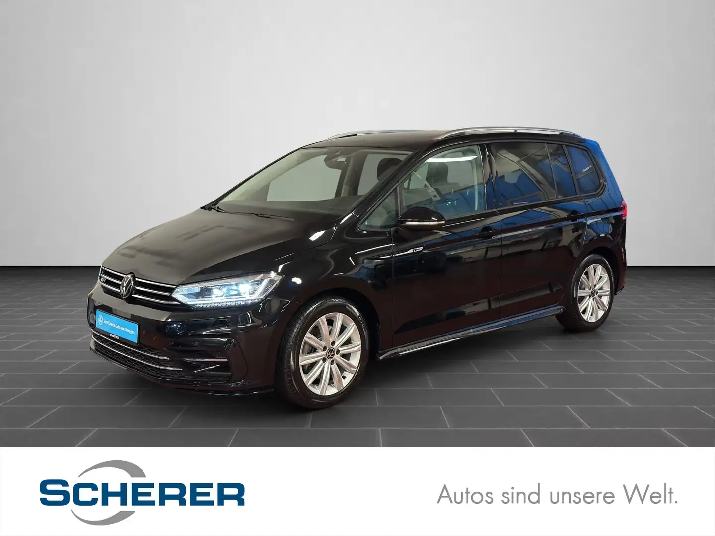 Volkswagen Touran R-Line 1.5 TSI DSG LED NAVI ACC RFK SHZ Schwarz - 1