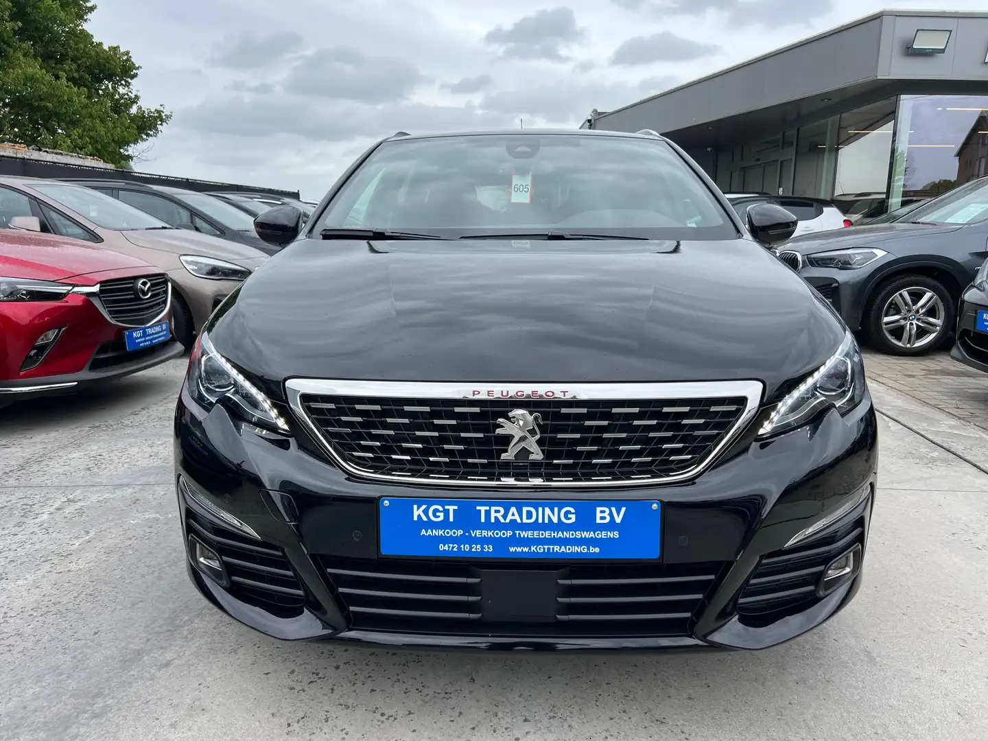 Peugeot 308 SW 1.2i GT-LINE AUTOMAAT NAVIGATIE LEDER XENON LED Negro - 2
