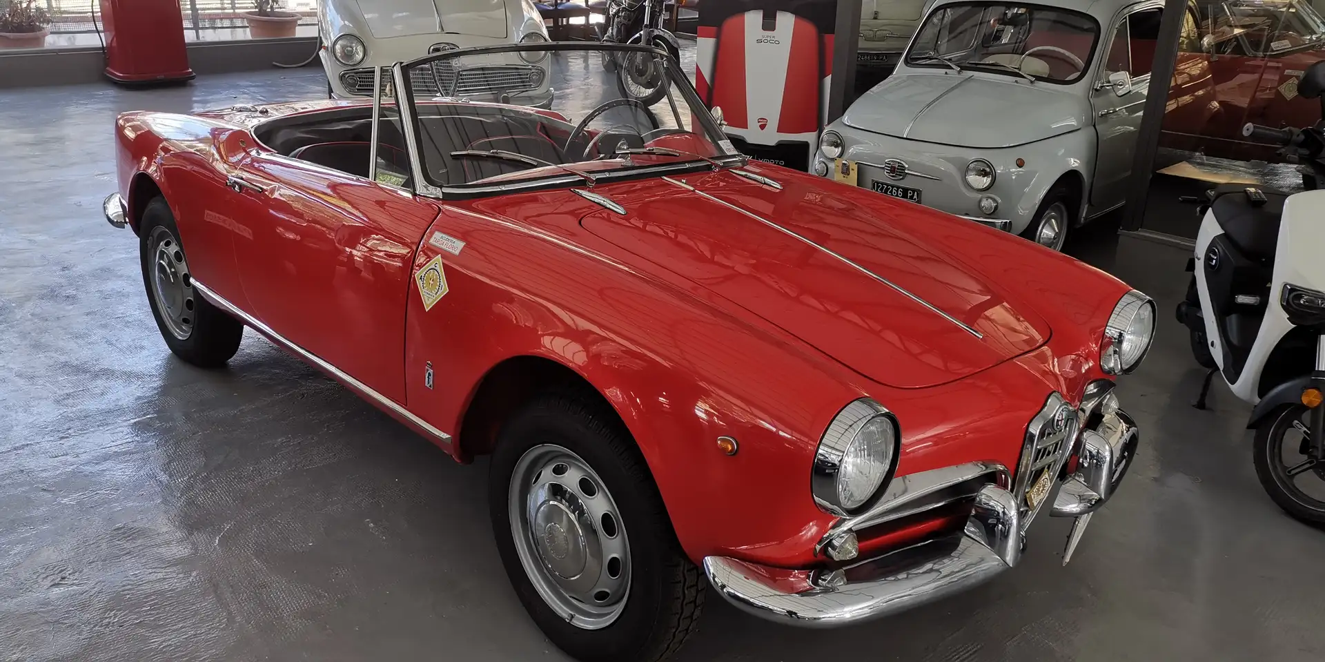 Alfa Romeo Giulietta alfa romeo giulietta spider 1.3 1960 Rouge - 1