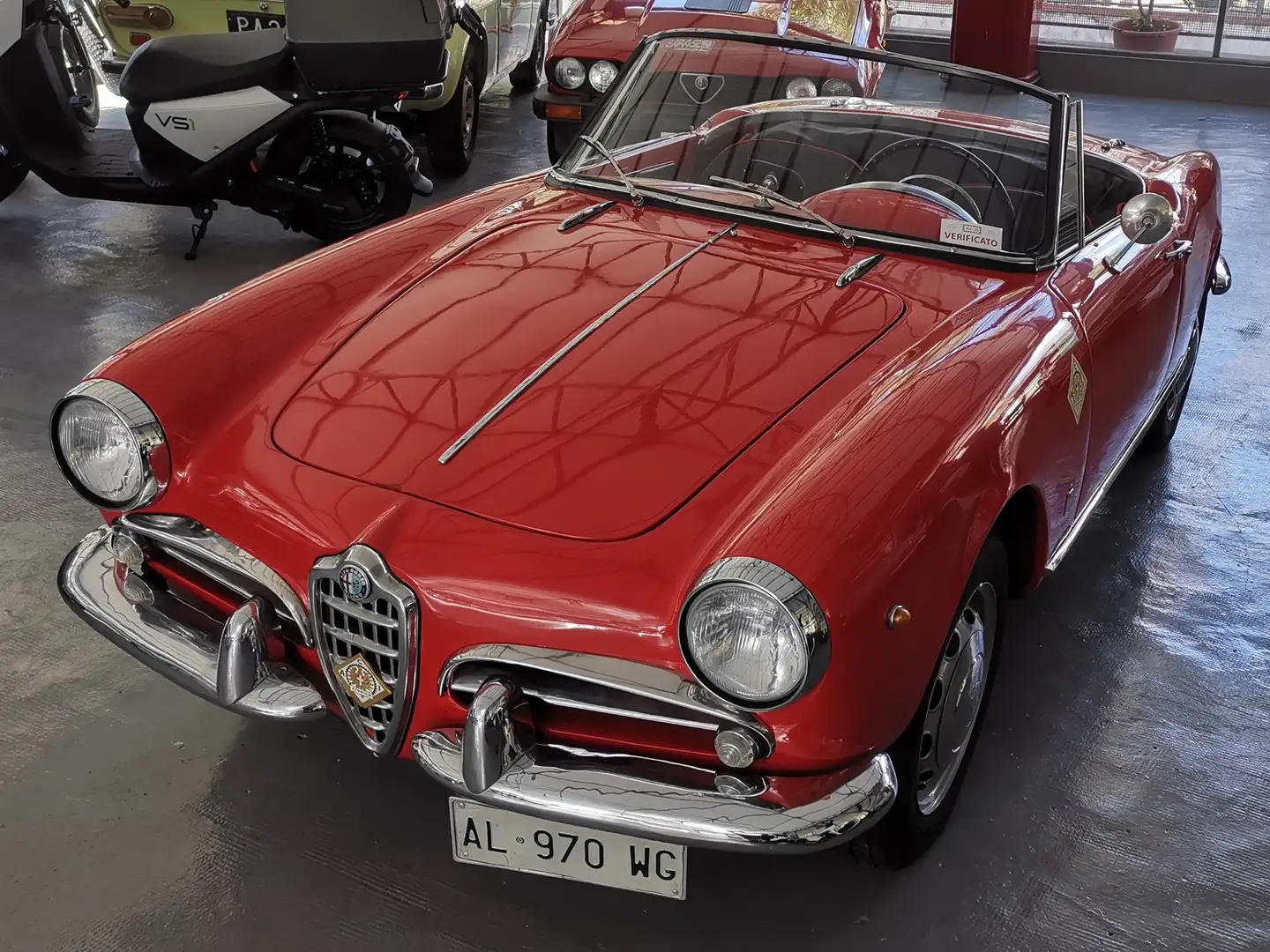 Alfa Romeo Giulietta alfa romeo giulietta spider 1.3 1960 Rouge - 2