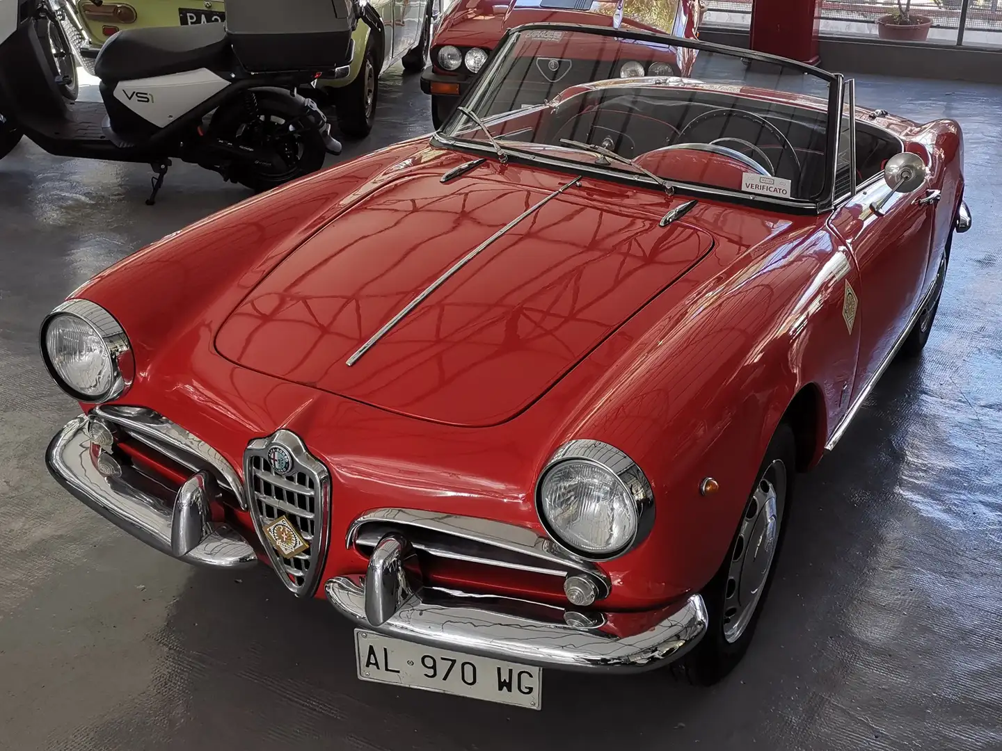 Alfa Romeo Giulietta alfa romeo giulietta spider 1.3 1960 Rood - 2