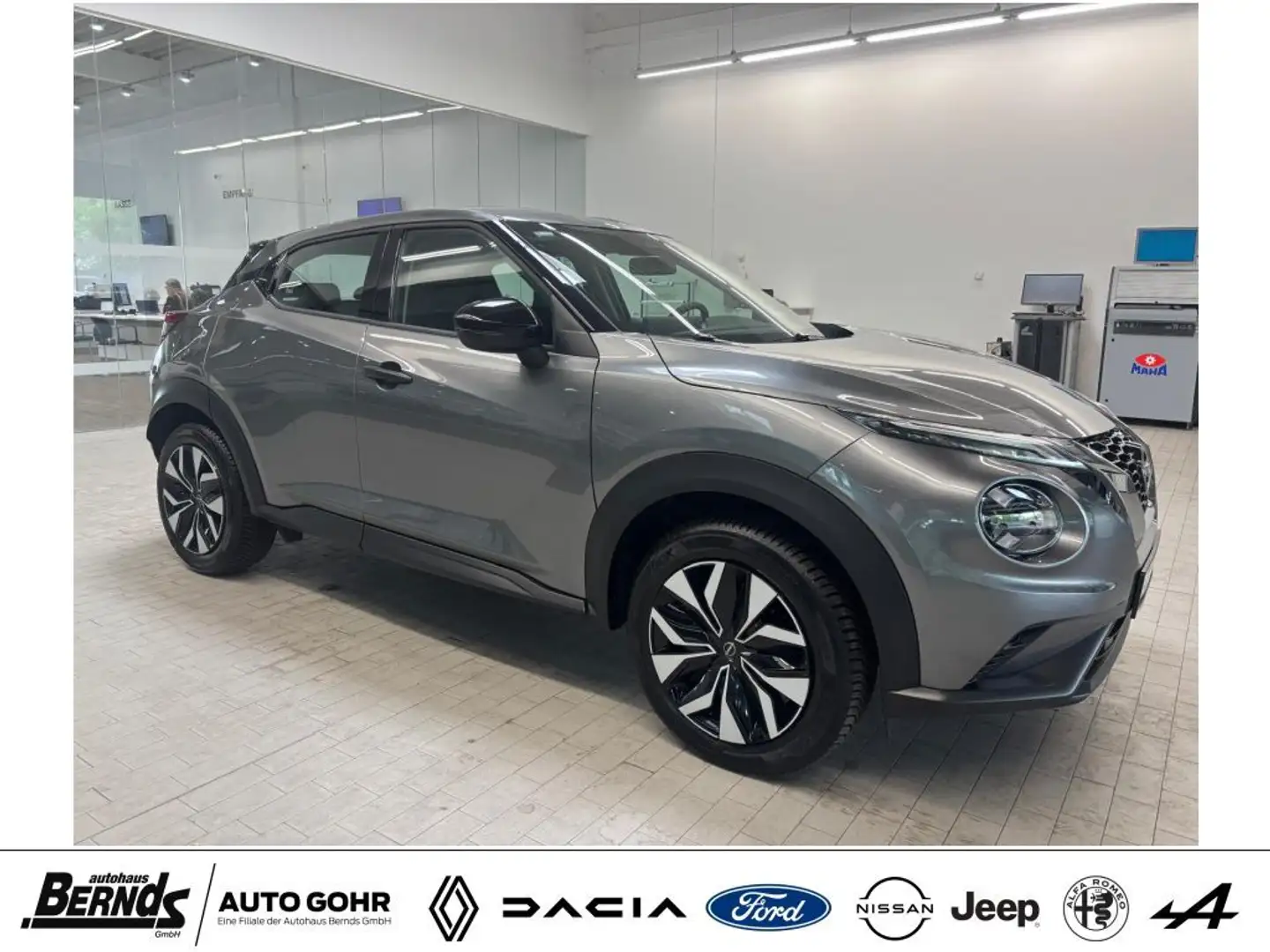 Nissan Juke 1.0 DIG-T N-Connecta KLIMAAUTOM. SITZHZG. ISO-FIX Grau - 2