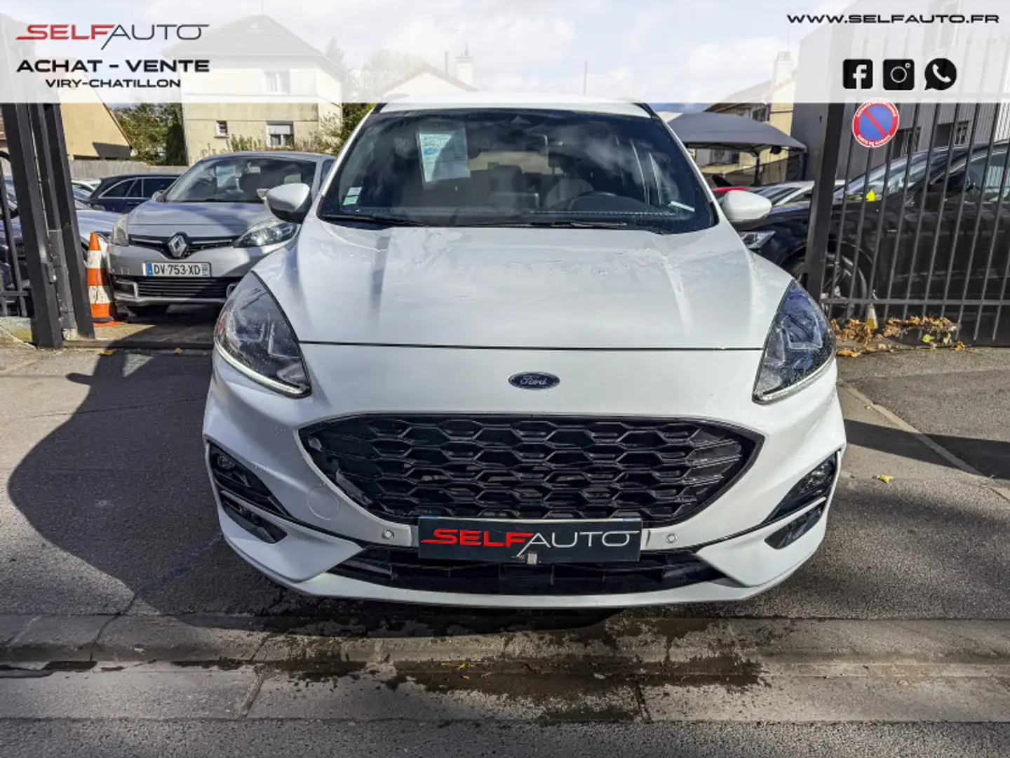 Ford Kuga 1.5 ECOBLUE 120CH ST-LINE POWERSHIFT Blanc - 2