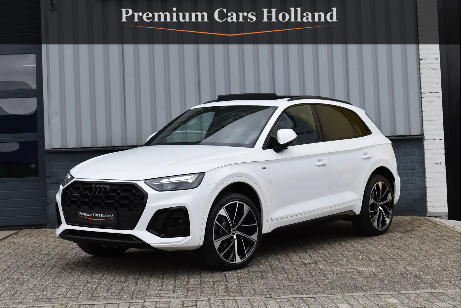 Audi Q5 50 TFSI e S-Line Black Ed 299 Pk Pano RS-Stoel Sfe Blanco - 1