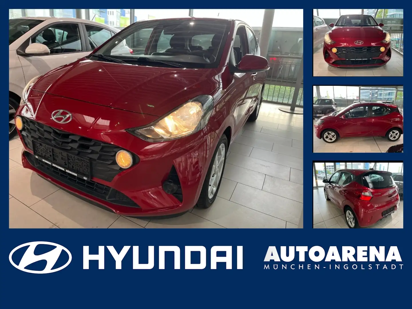 Hyundai i10 1.0 Trend Automatik Stadtflitzer Rouge - 1