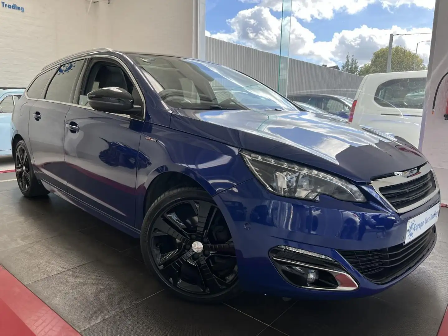 Peugeot 308 SW 1.6 e-HDI 115CH GT LINE BVA TOIT PANO GAR 12M Blau - 2