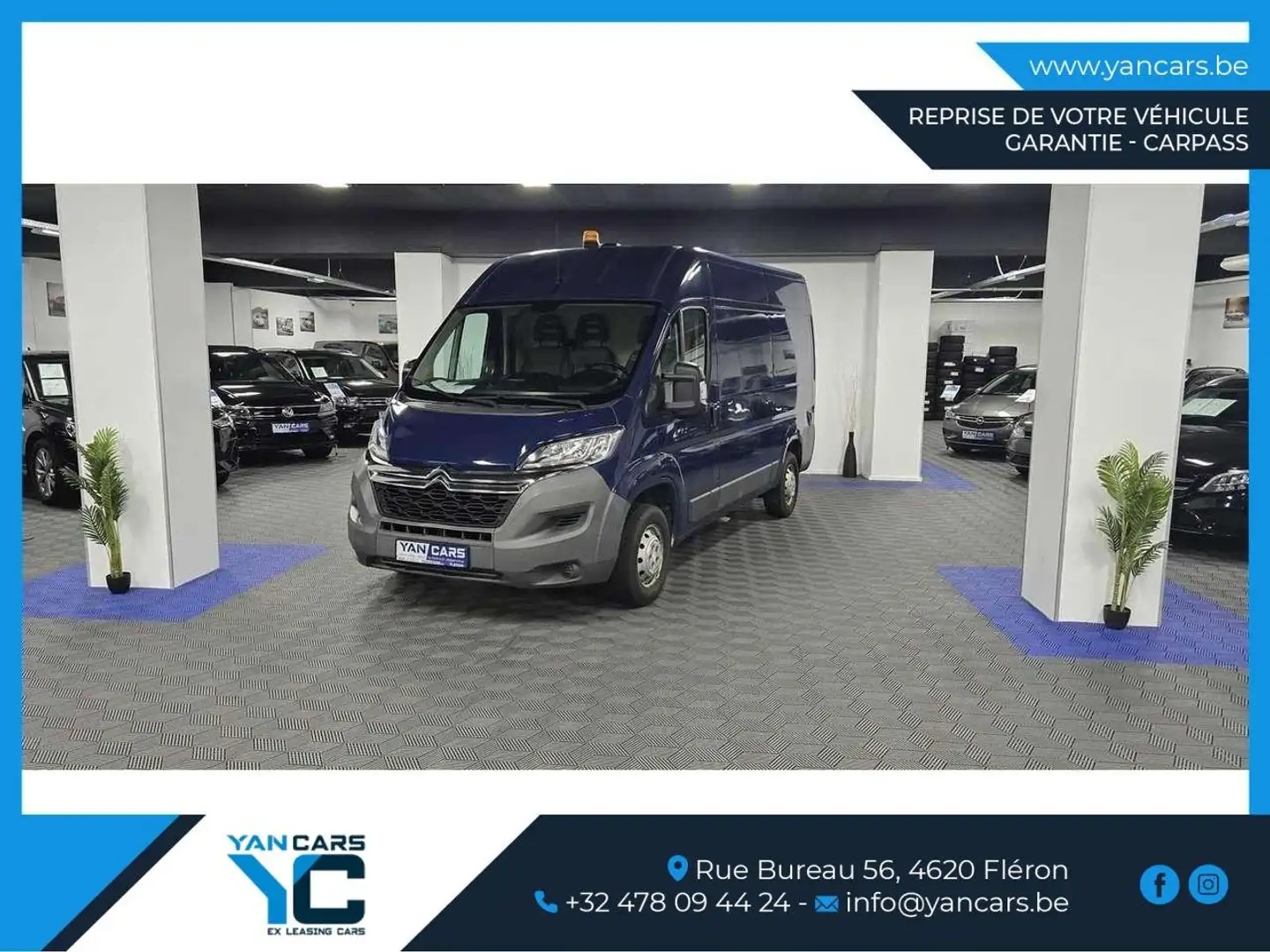 Citroen Jumper CLUB 35 L2H2 * 2.2 HDI * NAVI + CRUISE * Blauw - 1
