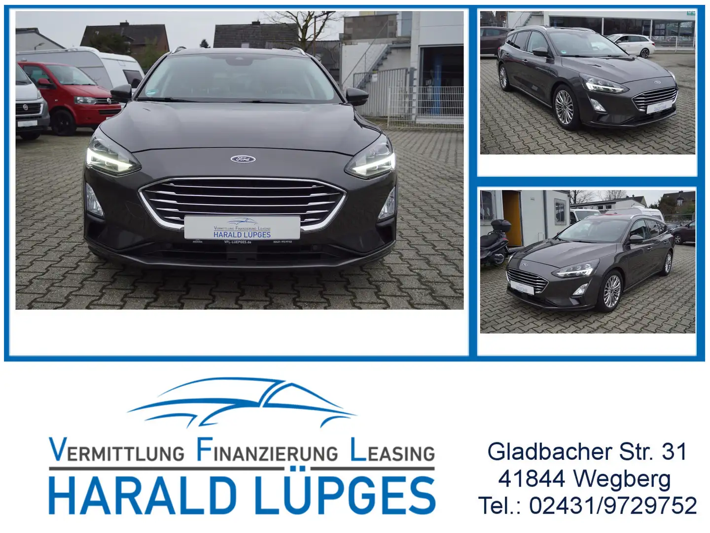 Ford Focus Titanium, Automtaik, Navi, LED, RFK, Euro 6 Grau - 1