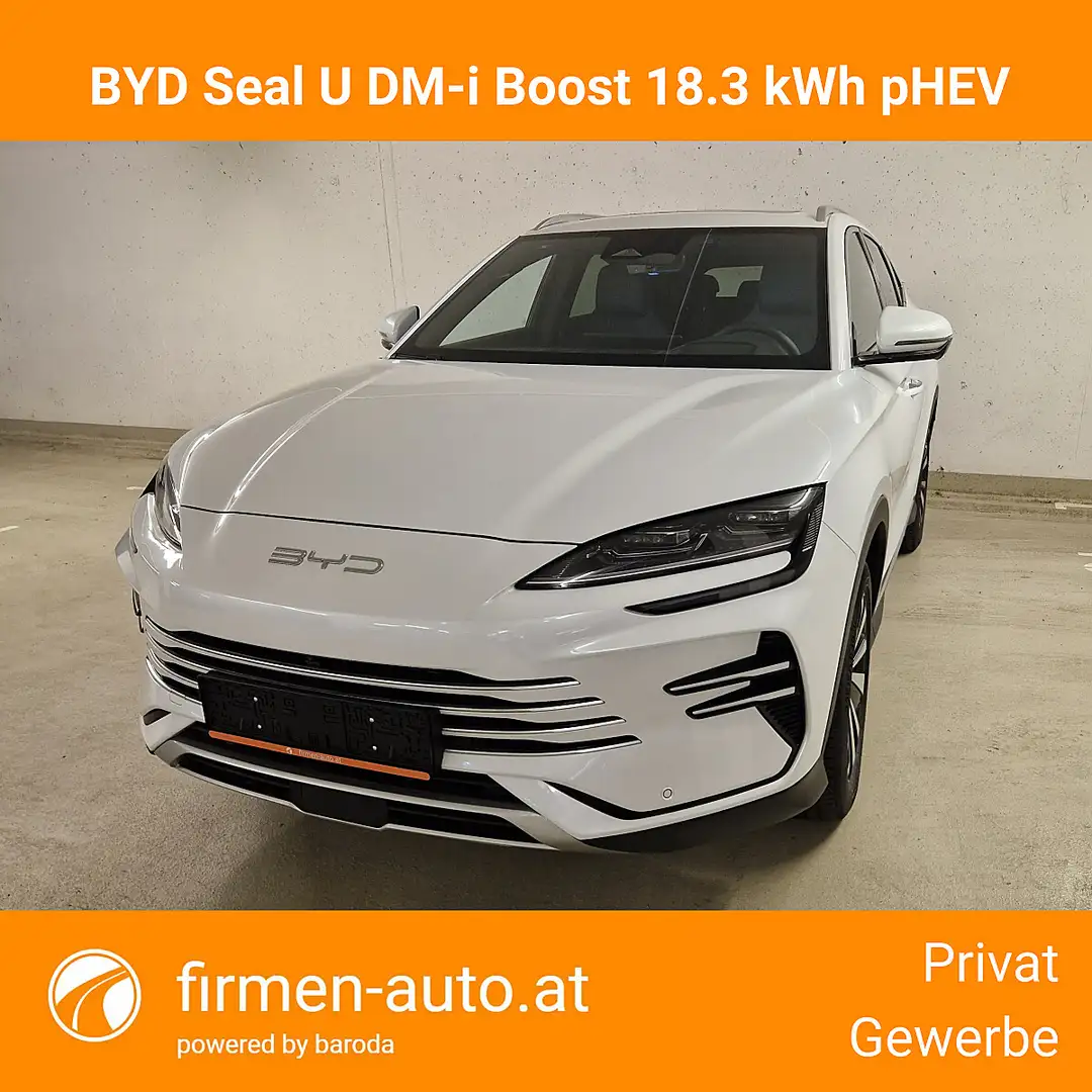 BYD Seal U DM-i PHEV 18,3kWh Boost Österreich Paket Weiß - 1