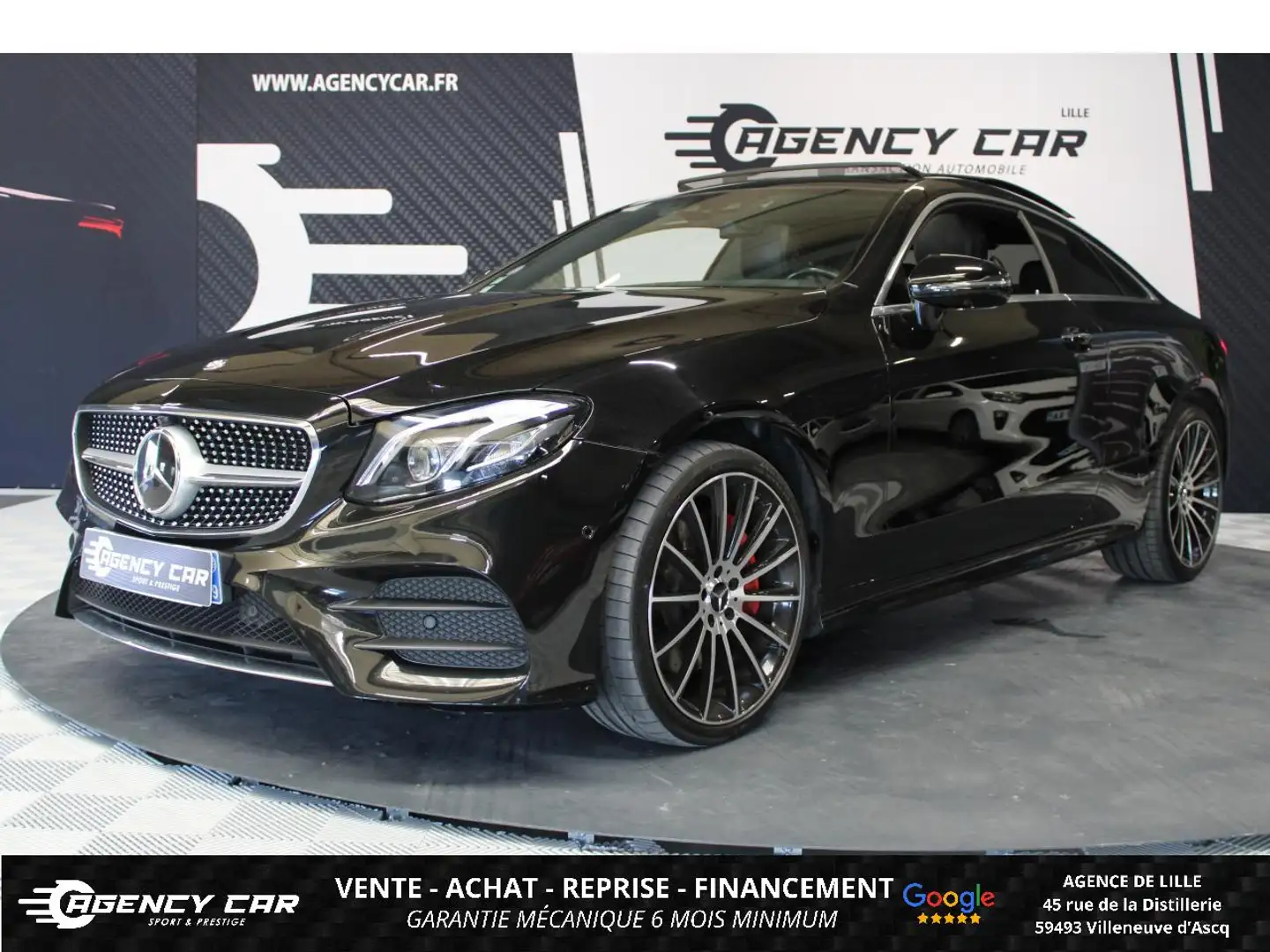 Mercedes-Benz E 400 Coupé E 400 BVA 9G-Tronic Sportline 4-Matic Noir - 1