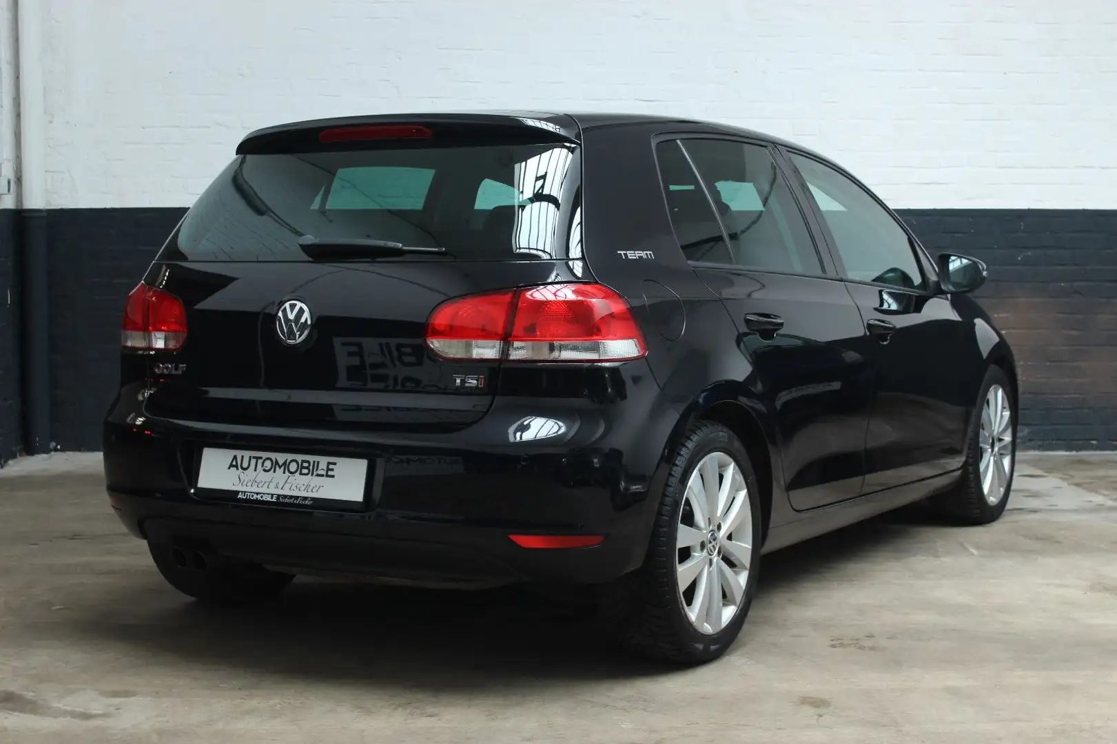 Volkswagen Golf 6 1.4TSI DSG Team*PDC*Klima*Sitzhz*Tempomat Schwarz - 2