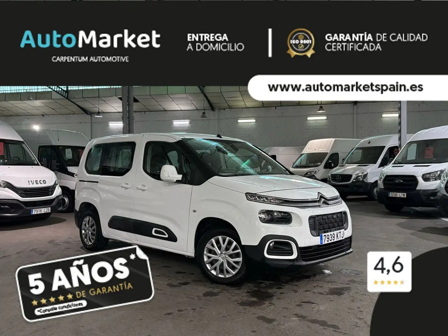 Citroen Berlingo Multispace 1.6BlueHDi Feel 100 Wit - 1