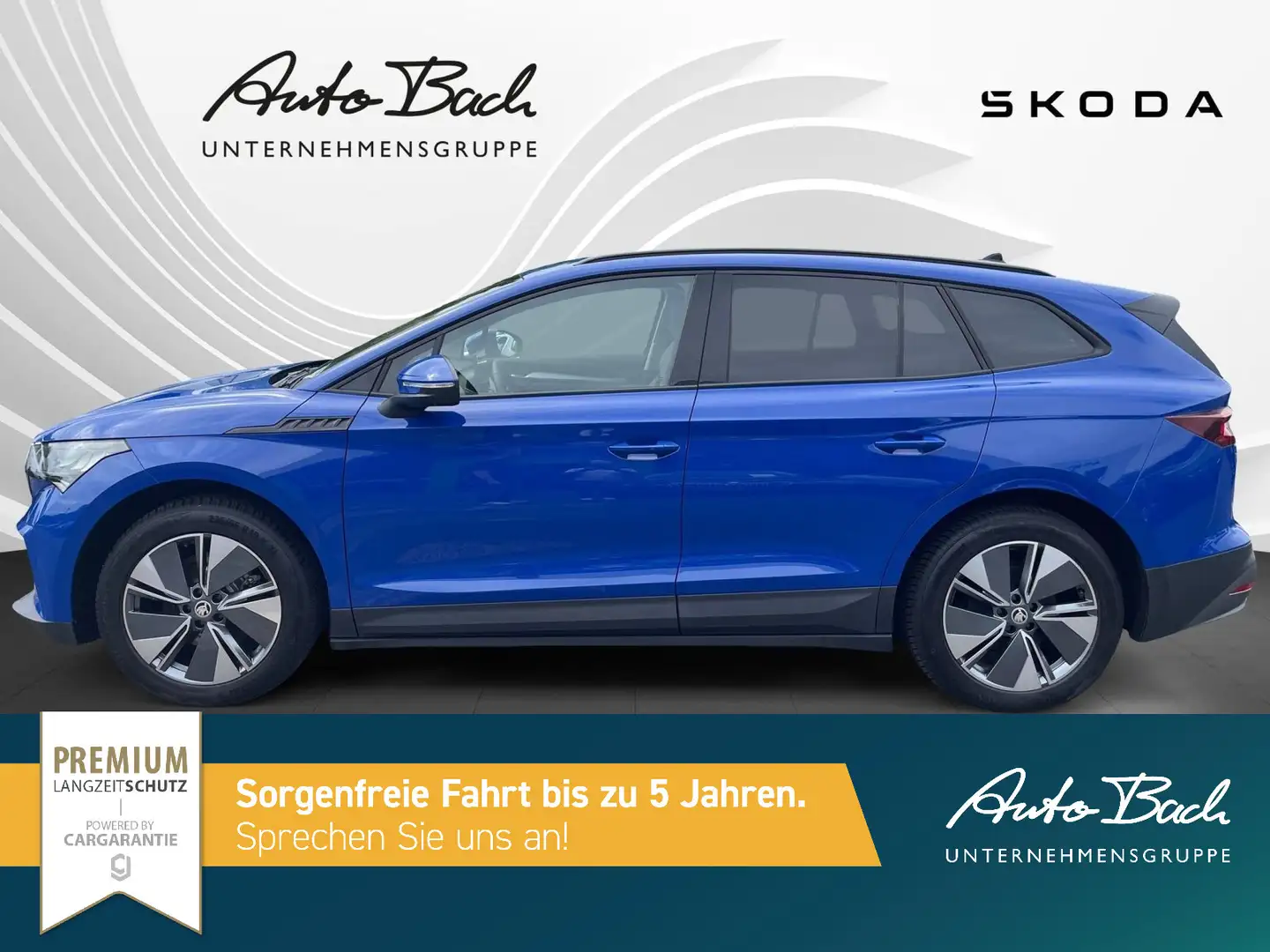 Skoda Enyaq 60 (ab MJ23.2) 62 kWh Batterie Elektromoto Blau - 2