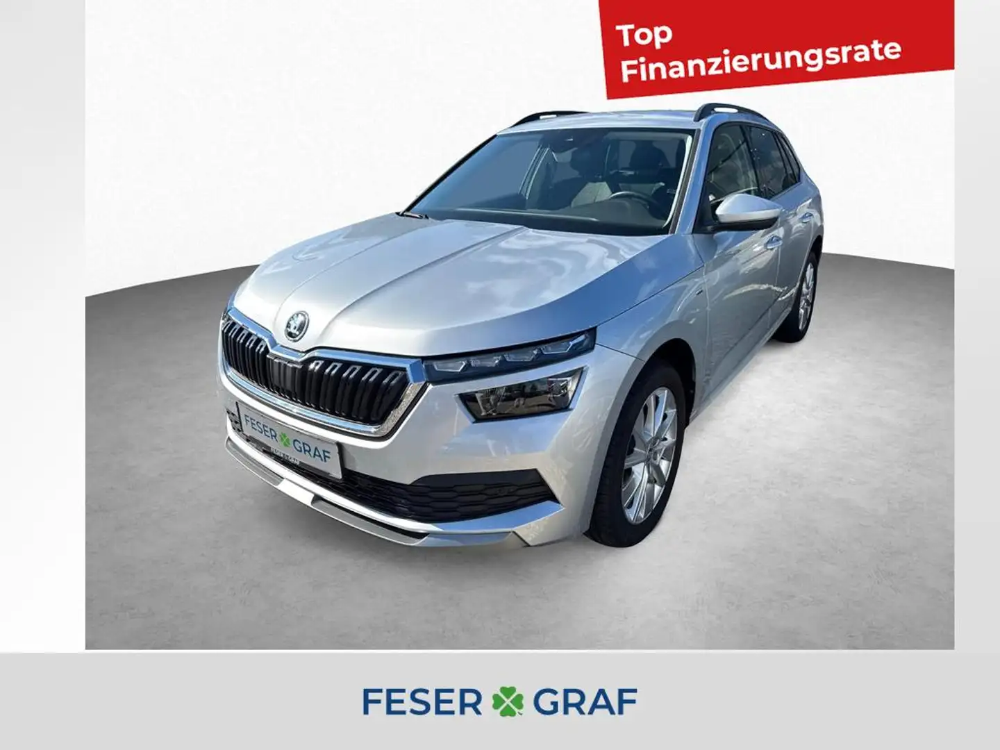 Skoda Kamiq Clever 1.0 TSI DSG "CLEVER" BUSINESS+ACC Silber - 1