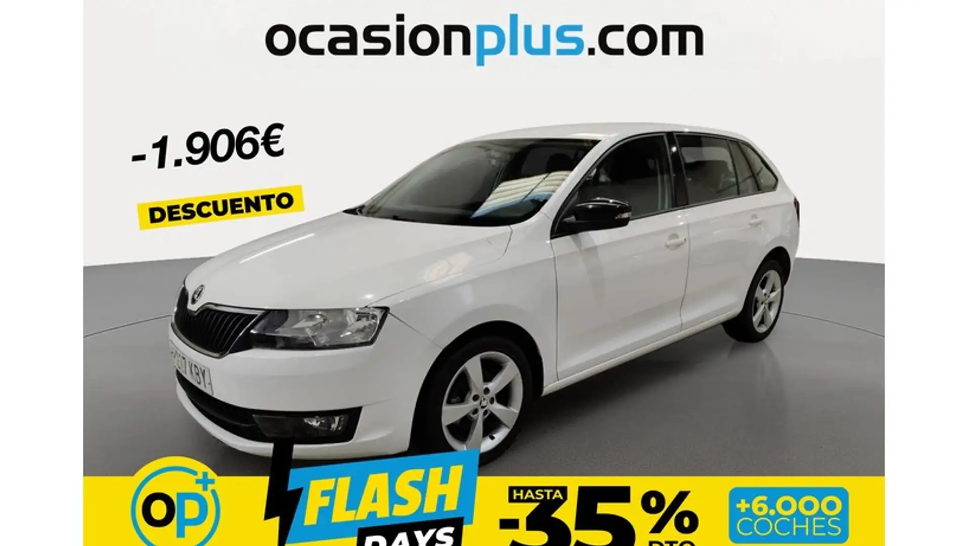 Skoda Rapid/Spaceback 1.2 TSI Like 66kW Blanco - 1