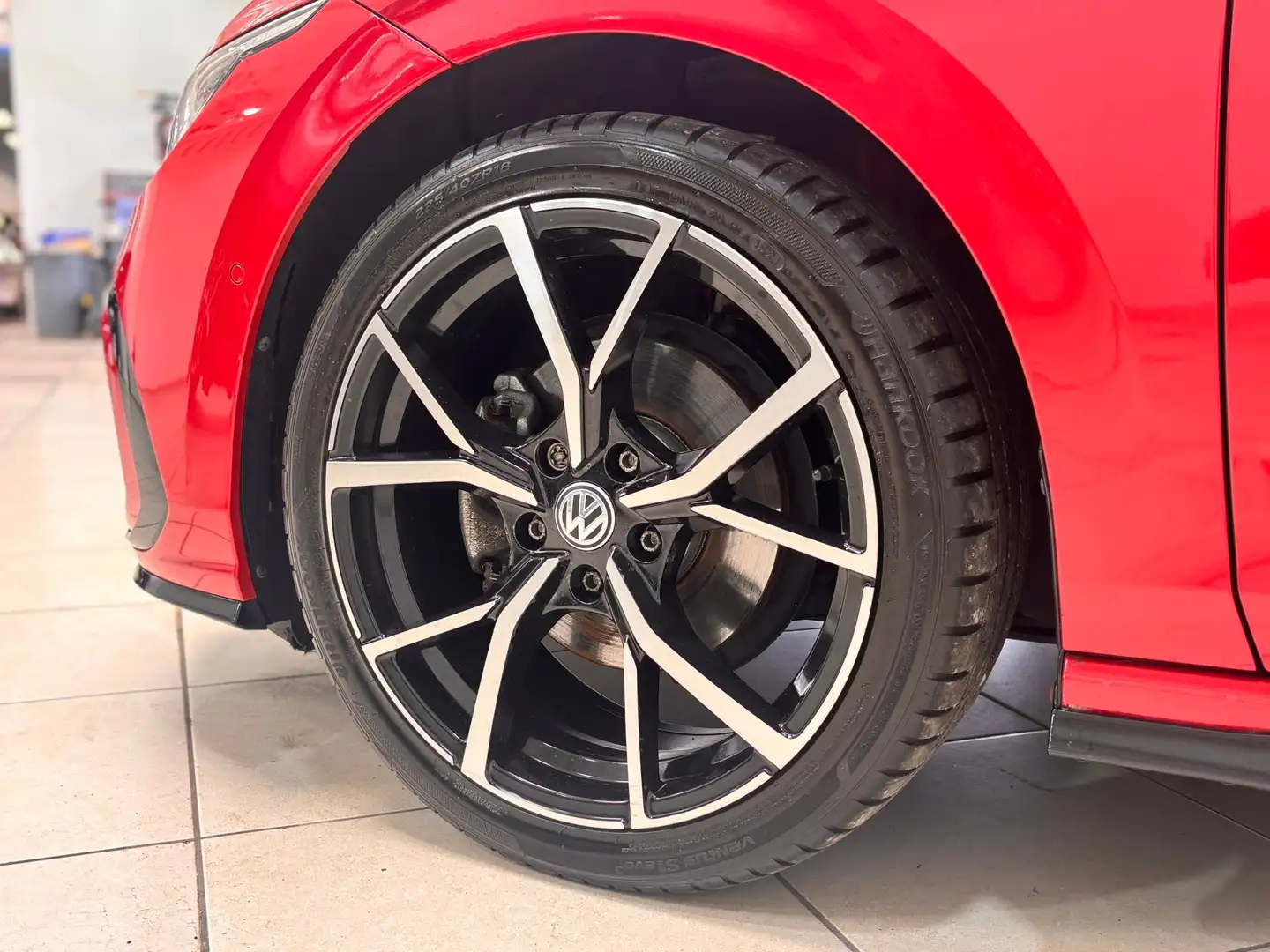Volkswagen Golf 1.5 TSI R-Line *CARPLAY*NAVI*CRUISE*CLIM*CAPTEURS* Rood - 2