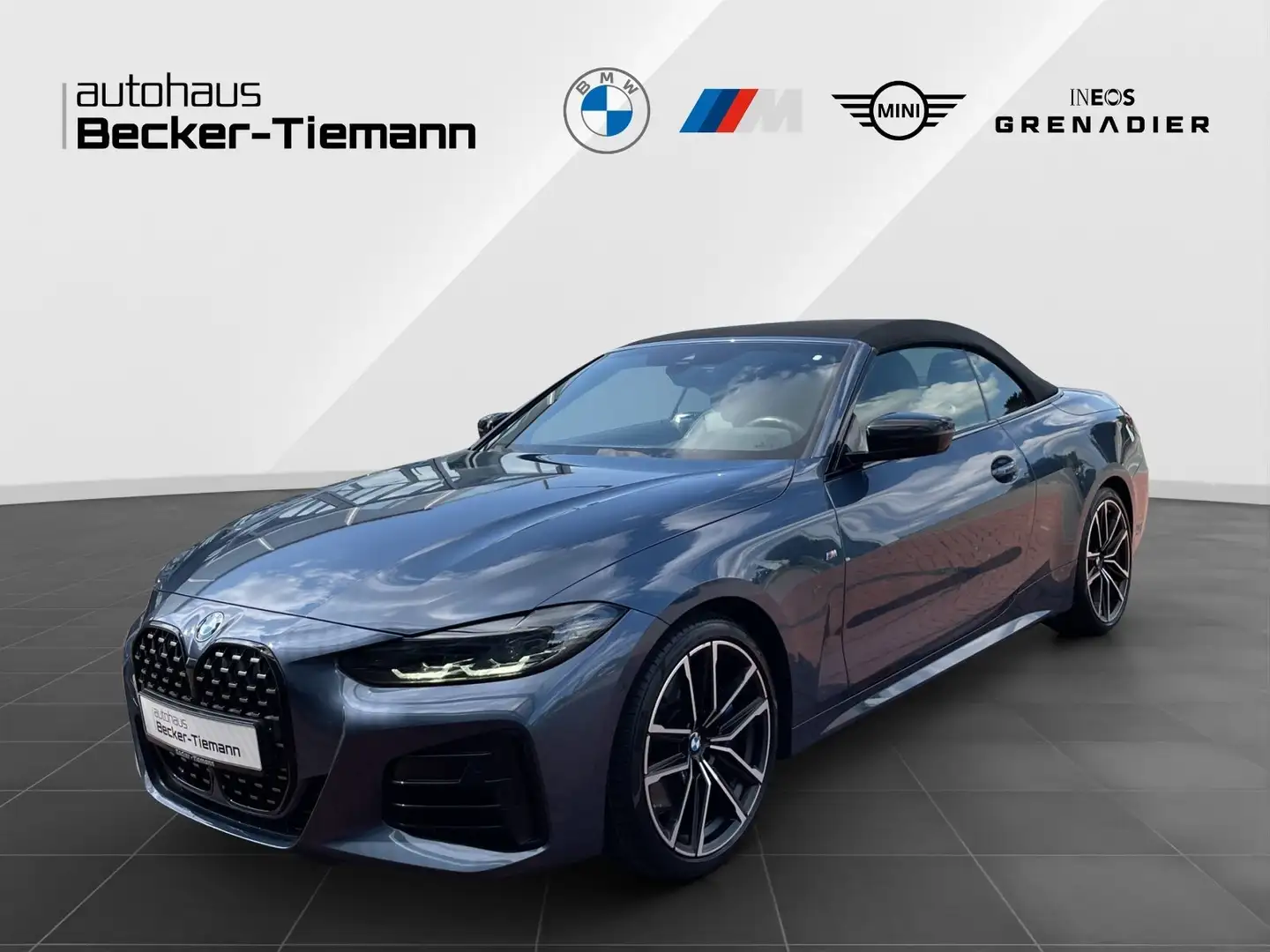 BMW M4 40i Cabrio 19" / HiFi / Lkrd Heizung / DrivAss / K Blauw - 1