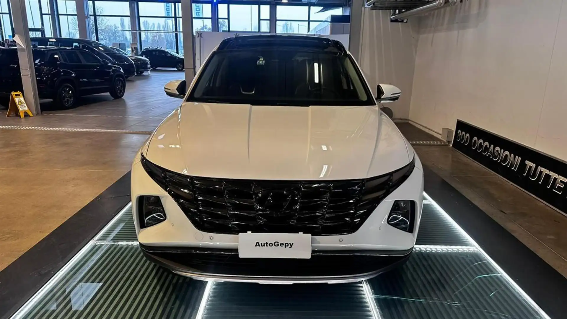 Hyundai TUCSON 1.6 HEV aut.Exellence"LOUNGE PACK! Bianco - 2