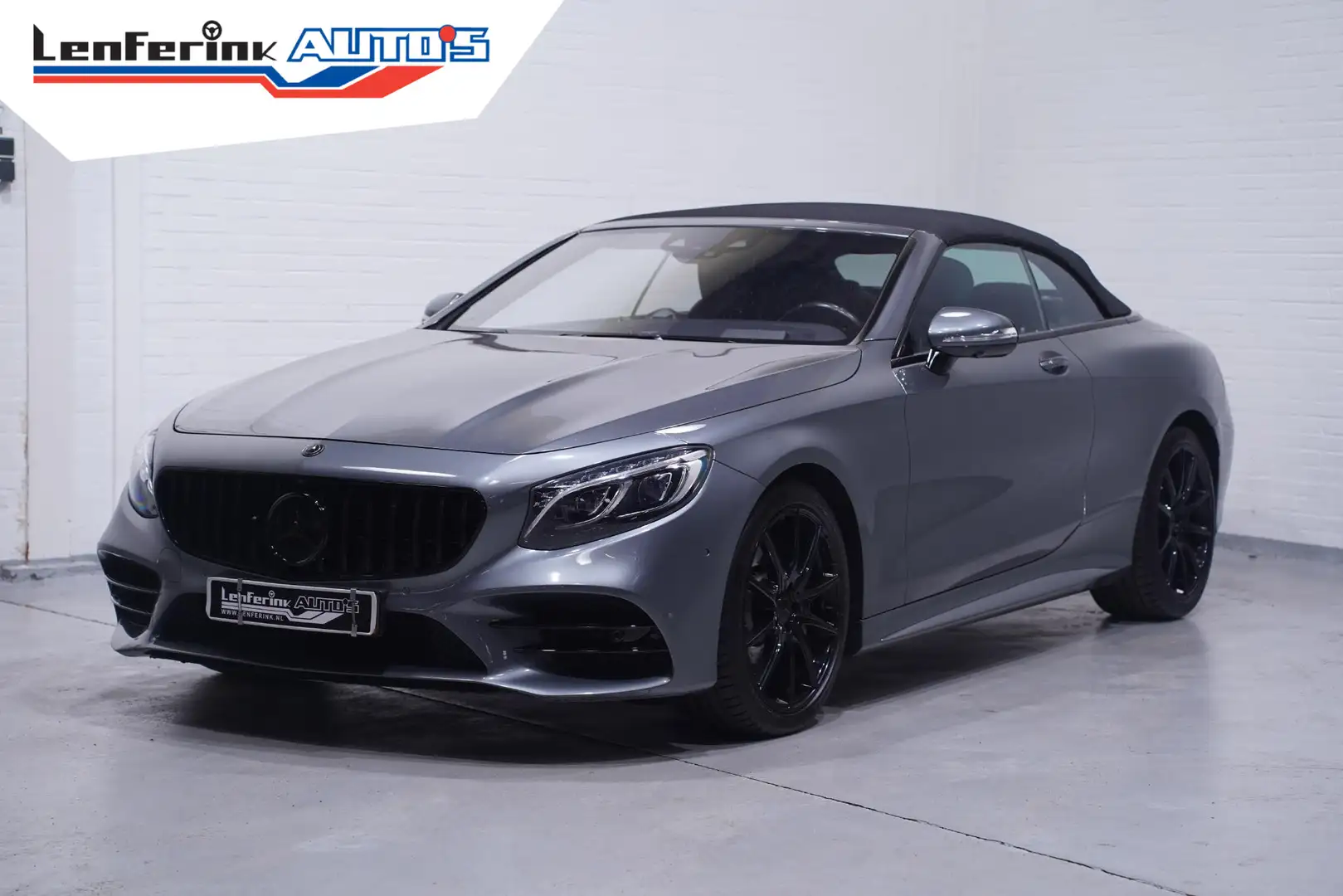 Mercedes-Benz S 560 Cabrio Premium Plus AMG Head-up Luchtvering v+a Bu Gris - 1