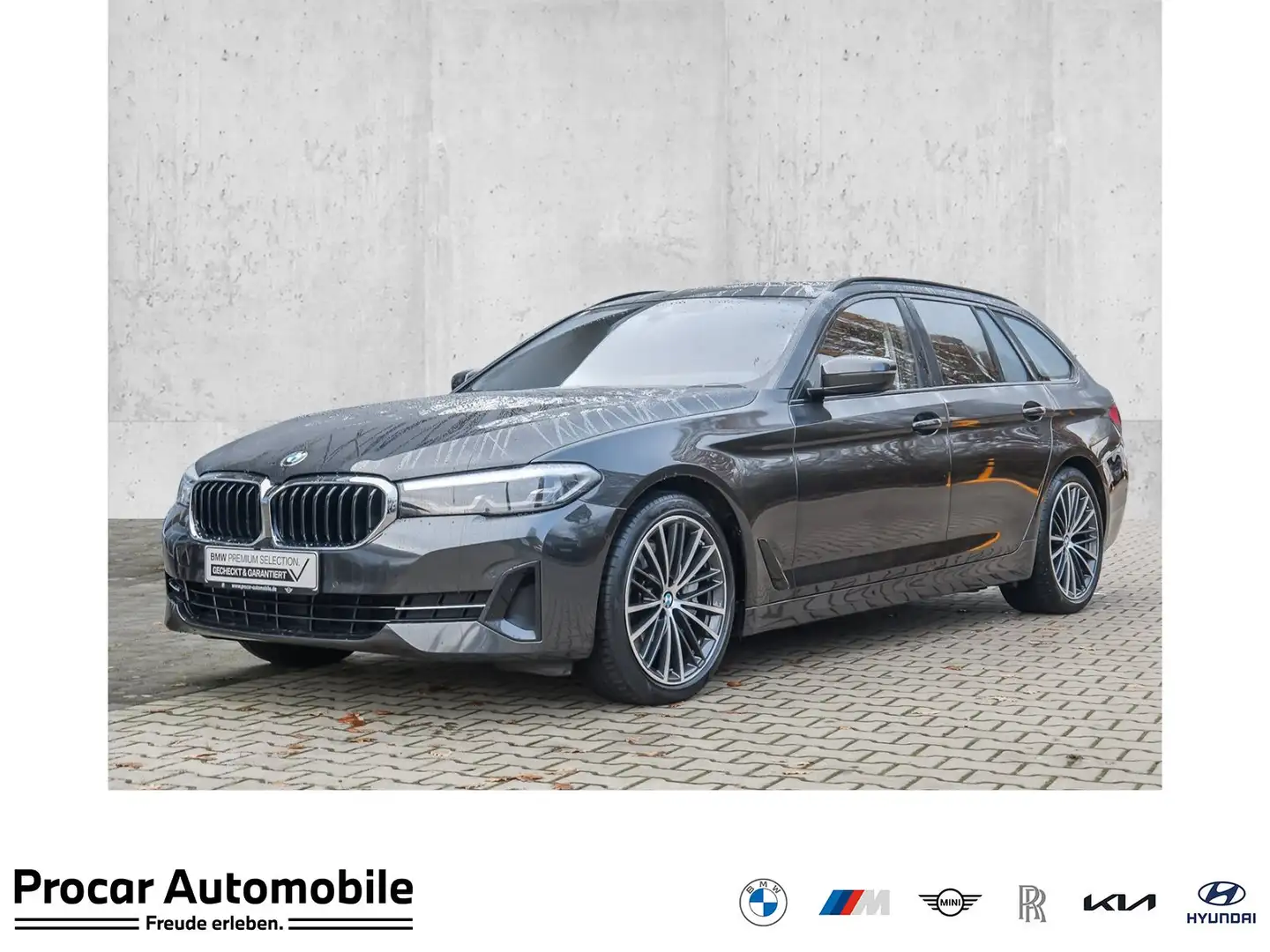 BMW 530 d xDrive HUD PANO RFK NAVI Standh. LED DAB Grau - 1