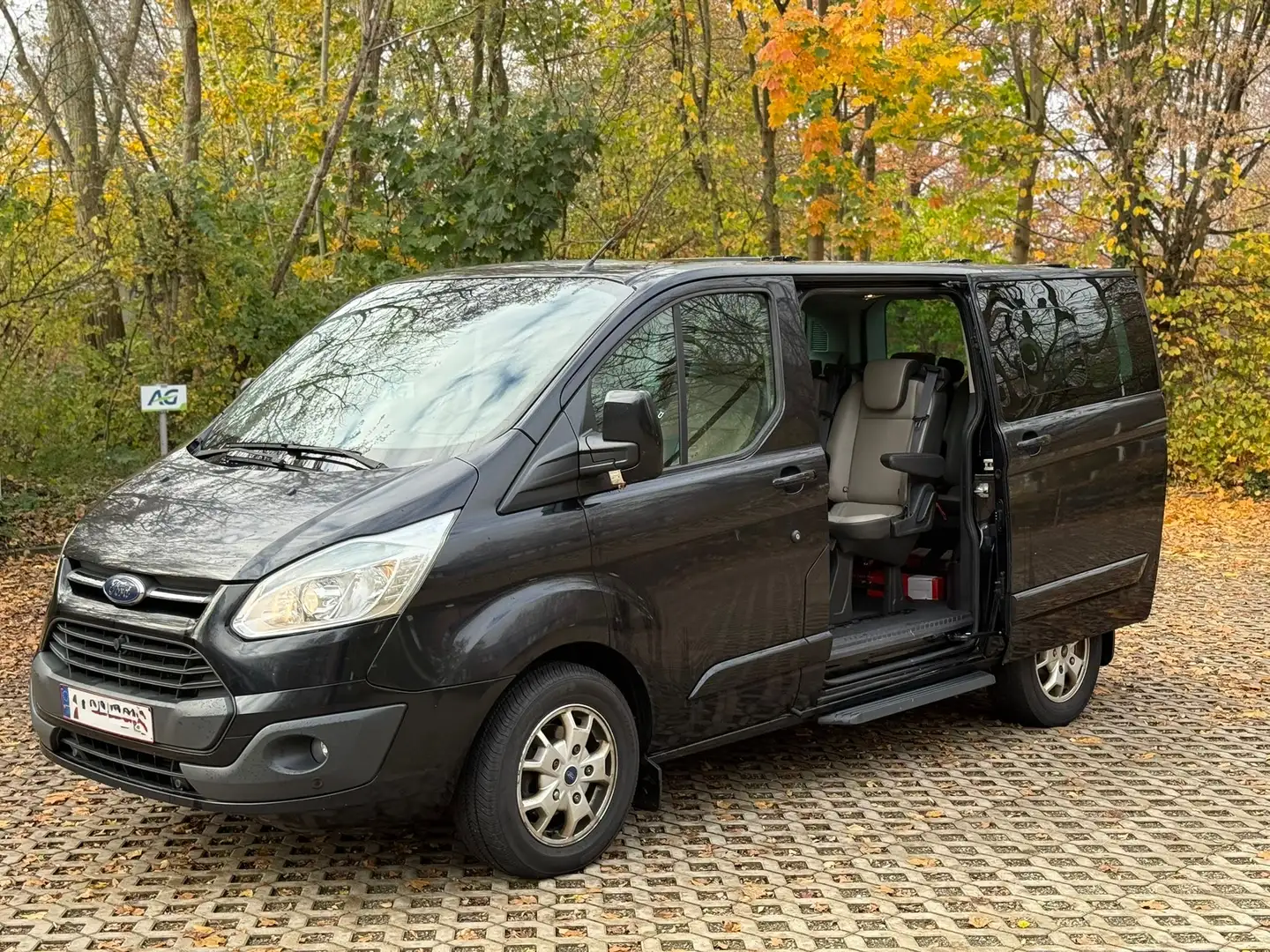 Ford Transit Custom 2.2 TDCi 8 places (moteur changer ) Blauw - 1