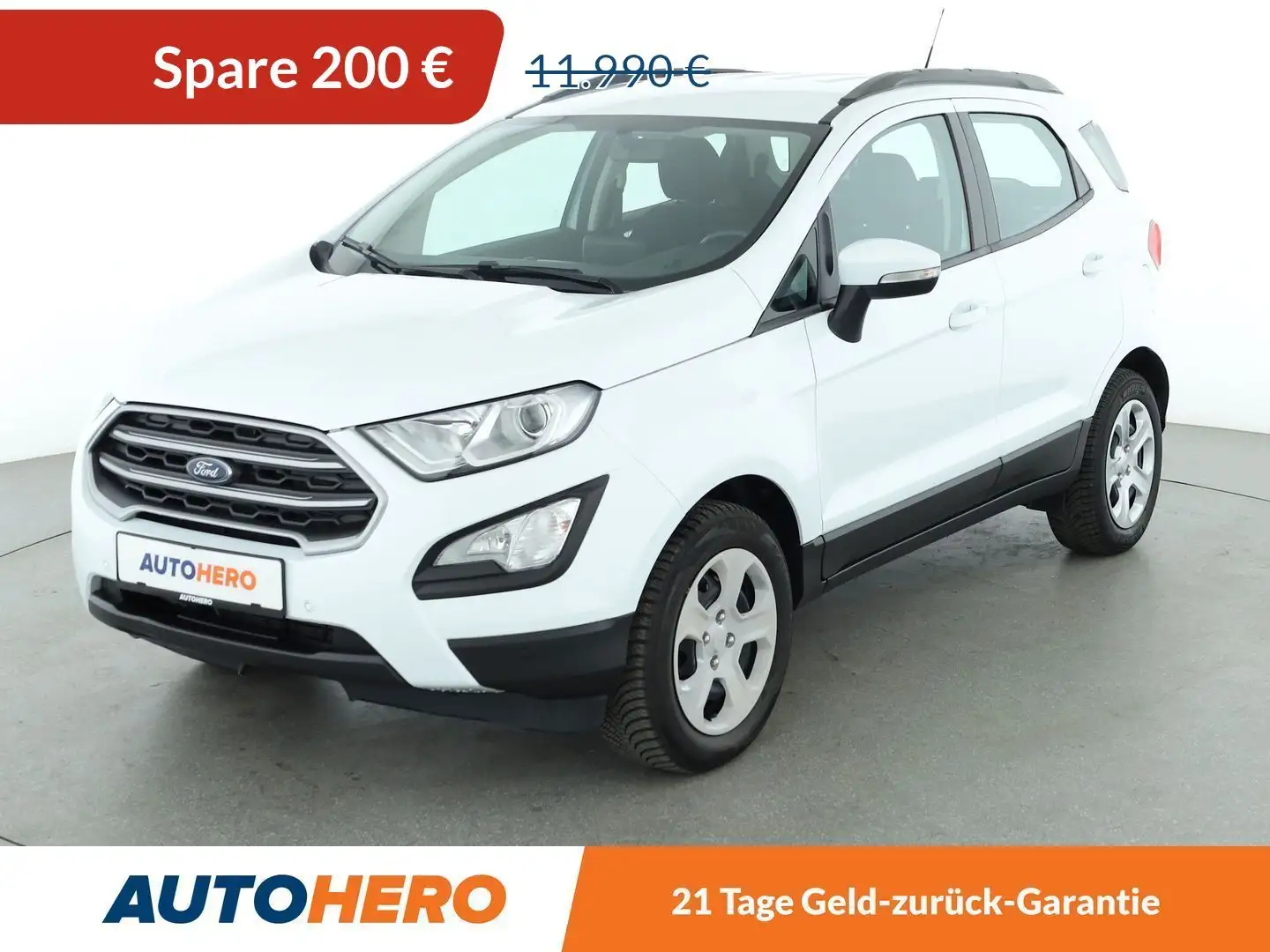 Ford EcoSport 1.0 EcoBoost Cool&Connect*NAVI*PDC*AHK*SHZ*KLIMA* Fehér - 1