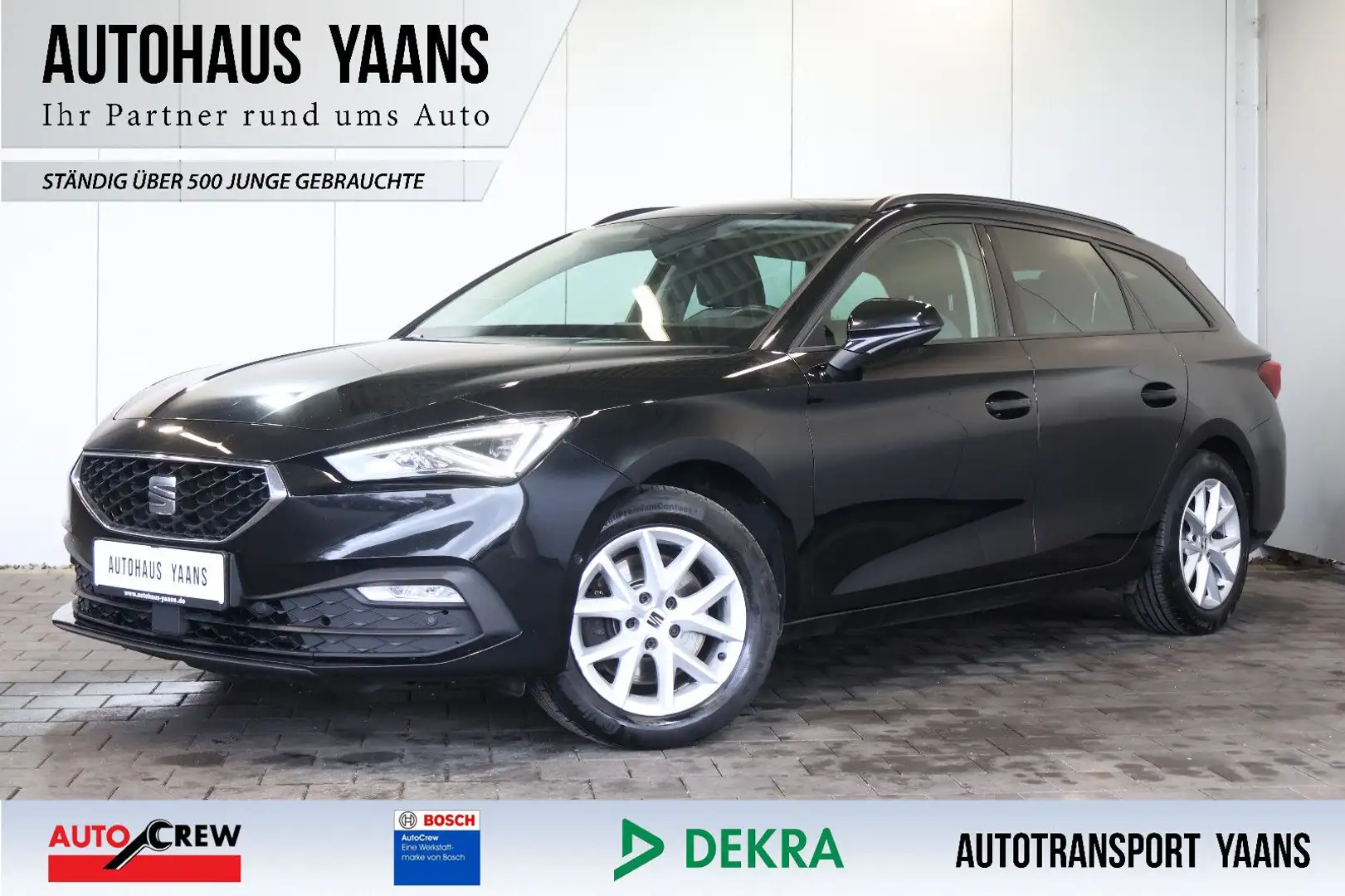 SEAT Leon ST 2.0 TDI Style AID+BEATS+LED+KAM+PANO+AHK Schwarz - 1