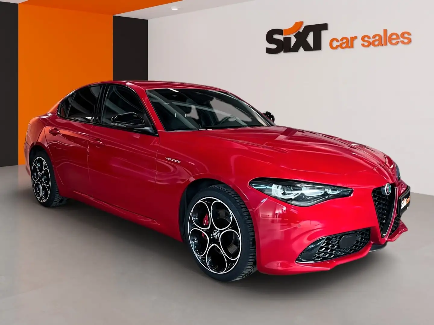 Alfa Romeo Giulia 2.0 Q4 Veloce Leder|har/kar|Sitz-&LR-HZG Rouge - 1