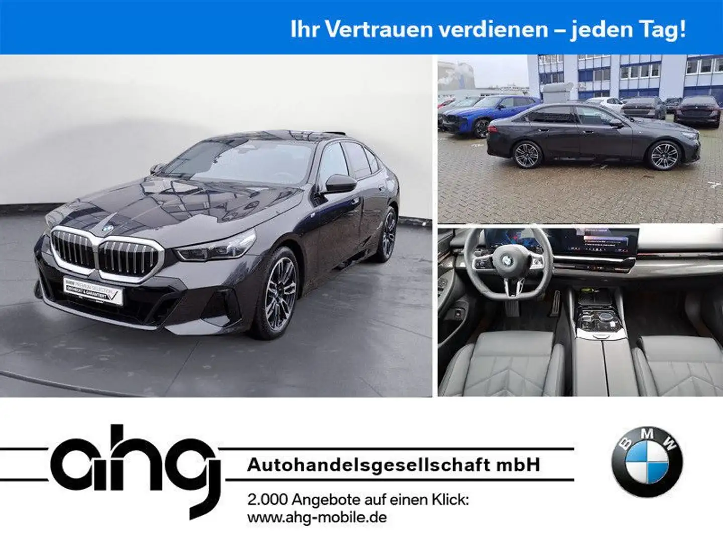 BMW 520 d M Sport Komfortsitze Harman/Kardon AHK Grau - 1