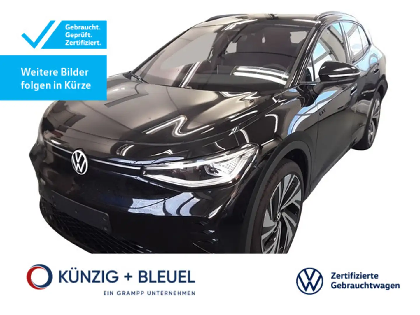 Volkswagen ID.4 ID.4 GTX 4MO*Nav*360°Kam*AHK*ACC*Wärmepumpe Schwarz - 1