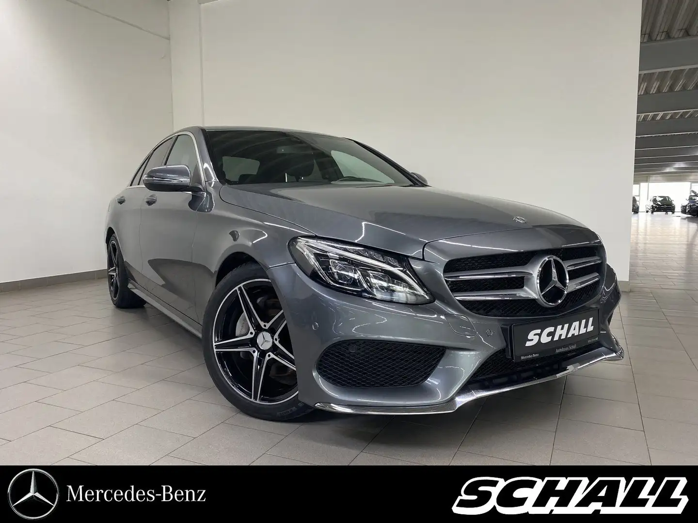 Mercedes-Benz C 220 d AMG+EDITION-C+SPUR+TOTW+KAMERA+NAVI+LED Grau - 1
