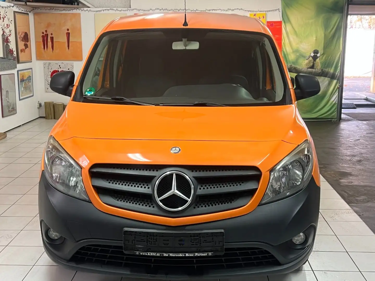 Mercedes-Benz Citan Mixto 109 CDI extralang Klima 1 Hand Orange - 2