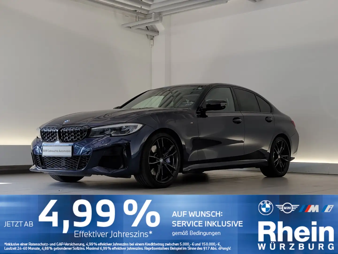BMW 340 Mi xDrive Limousine M Sportpaket Laser/AHK/DA  Las Blau - 1