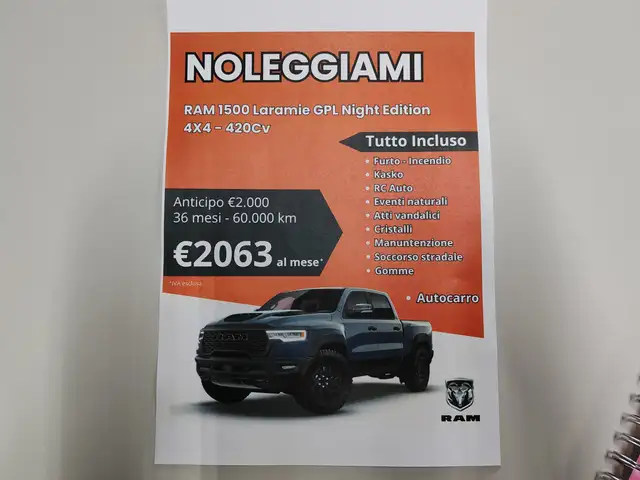 RAM 1500 NEW LIMITED NIGHT 3.0L 540CV - IVA ESCLUSA