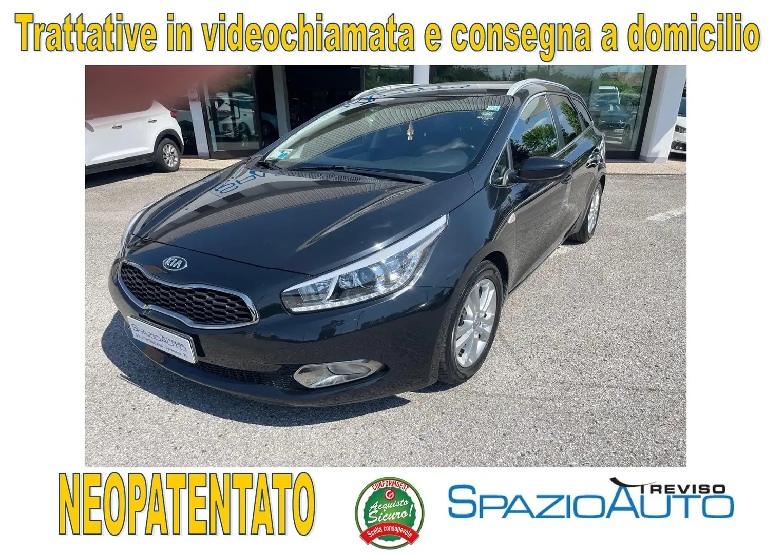 Kia Ceed / cee'd Ceed SW 1.6 crdi High Tech stop Noir - 1
